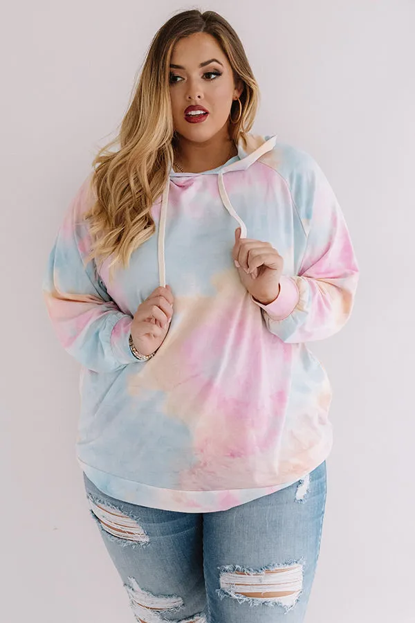 Newly Obsessed Tie Dye Hoodie Curves