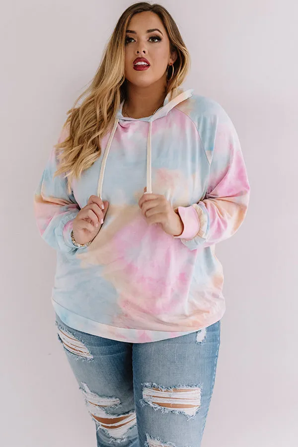 Newly Obsessed Tie Dye Hoodie Curves