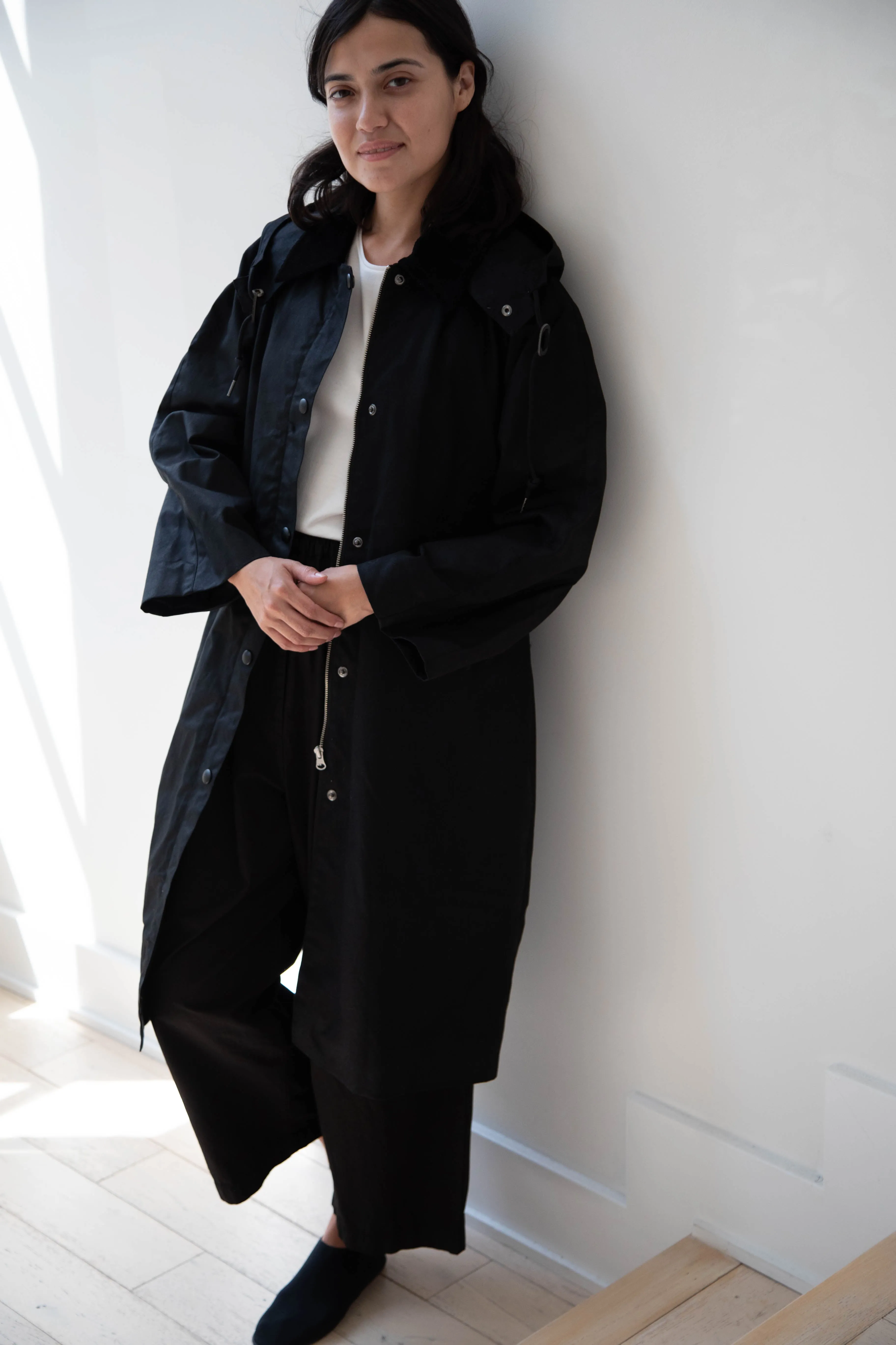 Nothing Written | Waxed Cotton Hooded Trench