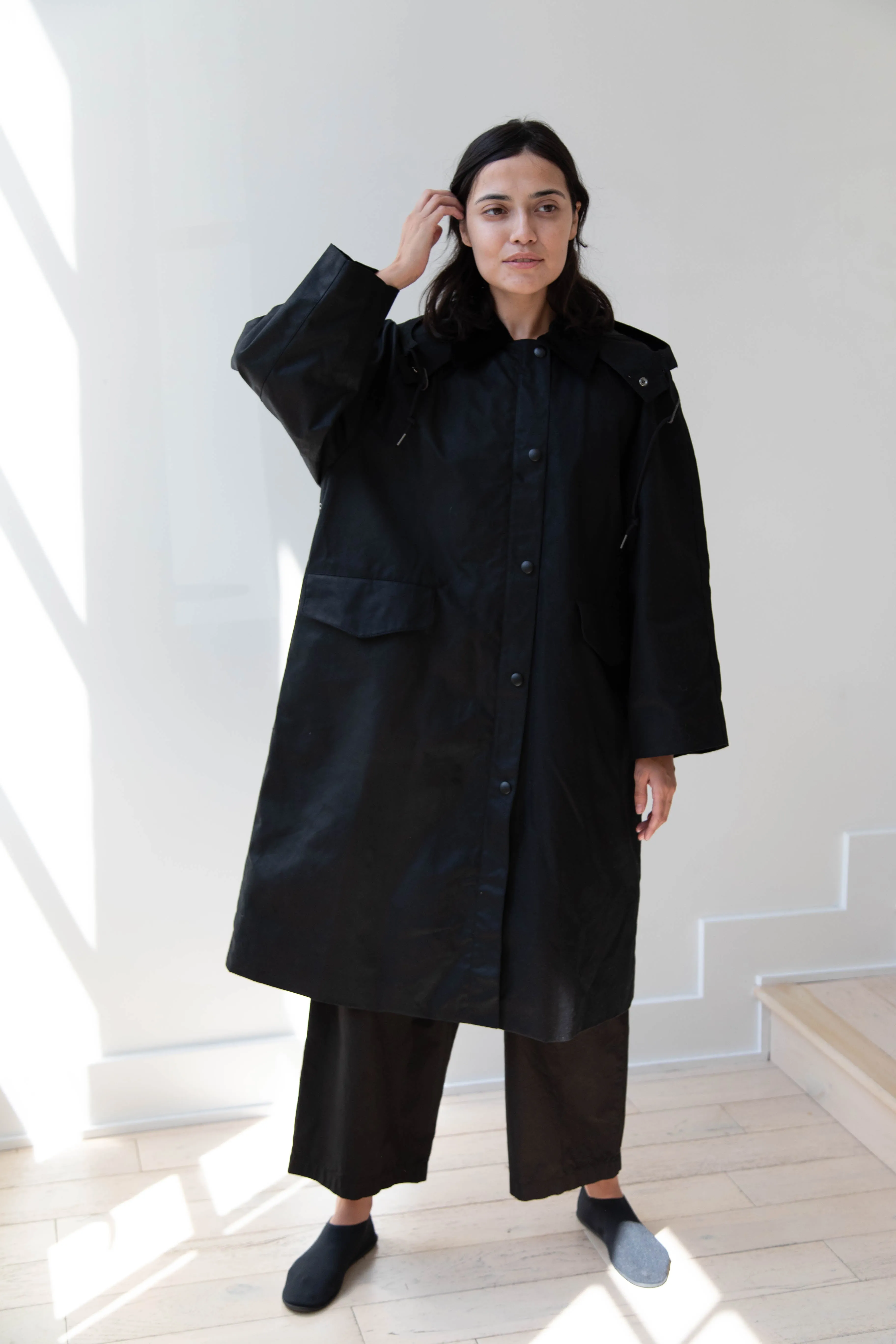 Nothing Written | Waxed Cotton Hooded Trench