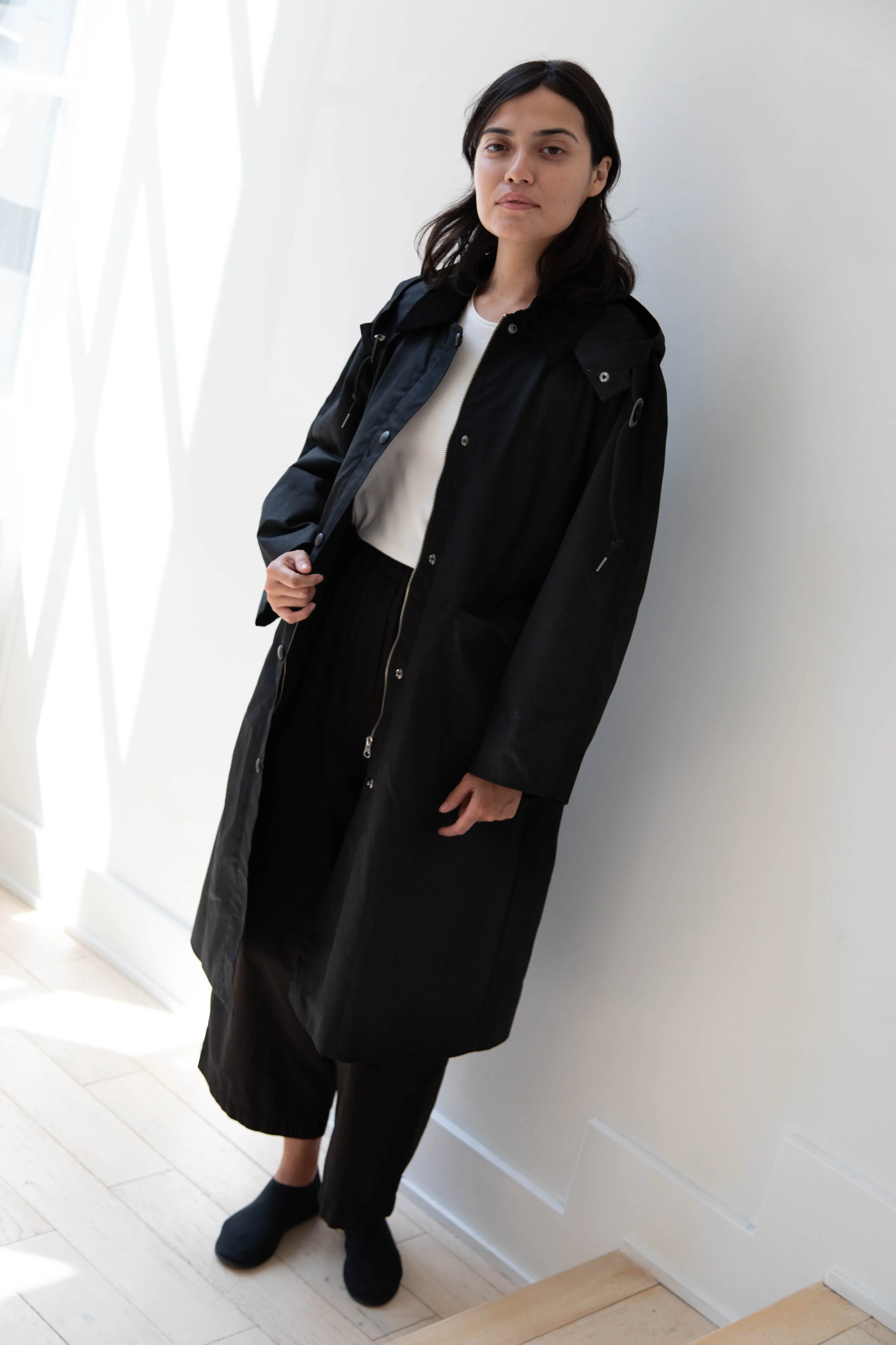 Nothing Written | Waxed Cotton Hooded Trench