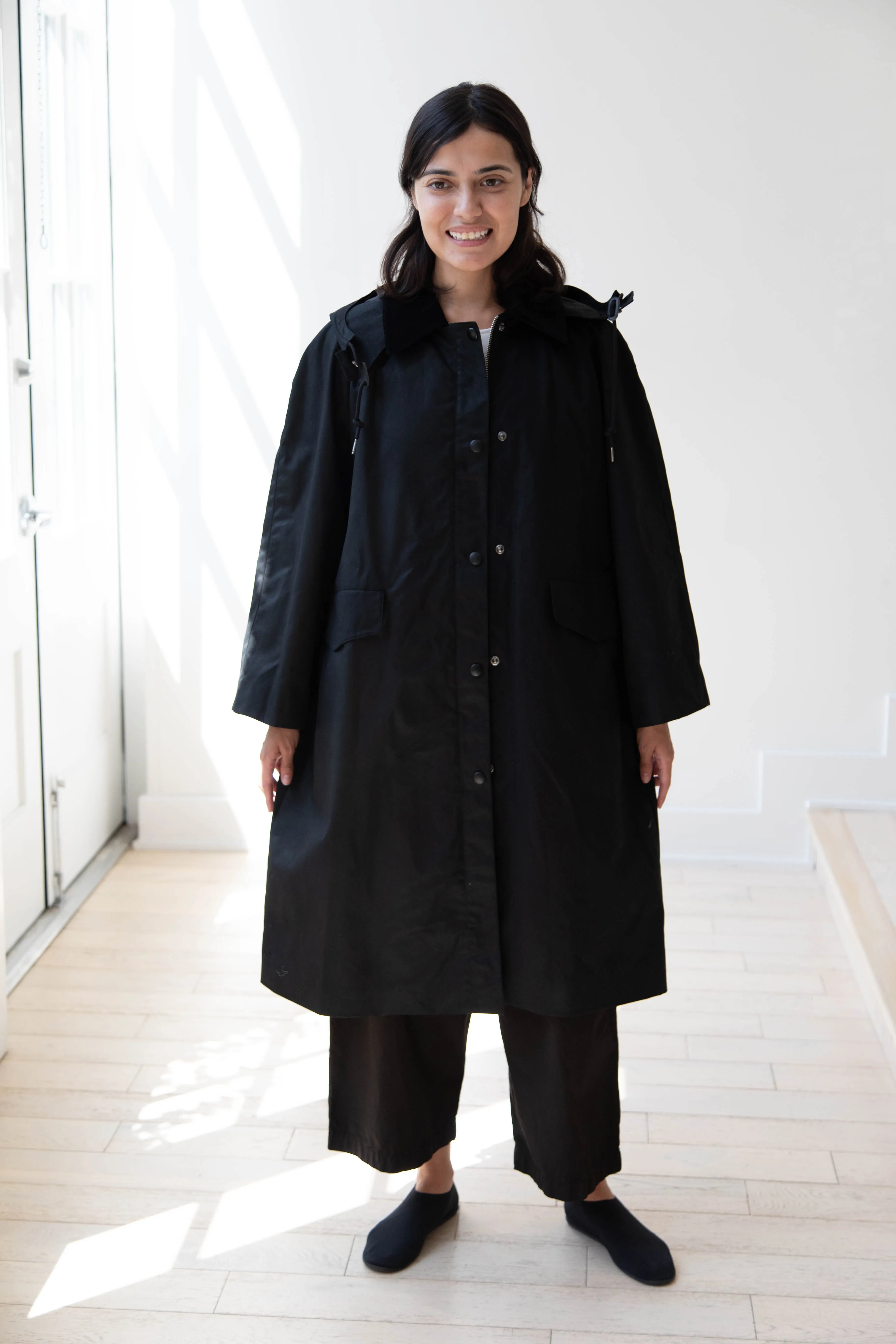 Nothing Written | Waxed Cotton Hooded Trench
