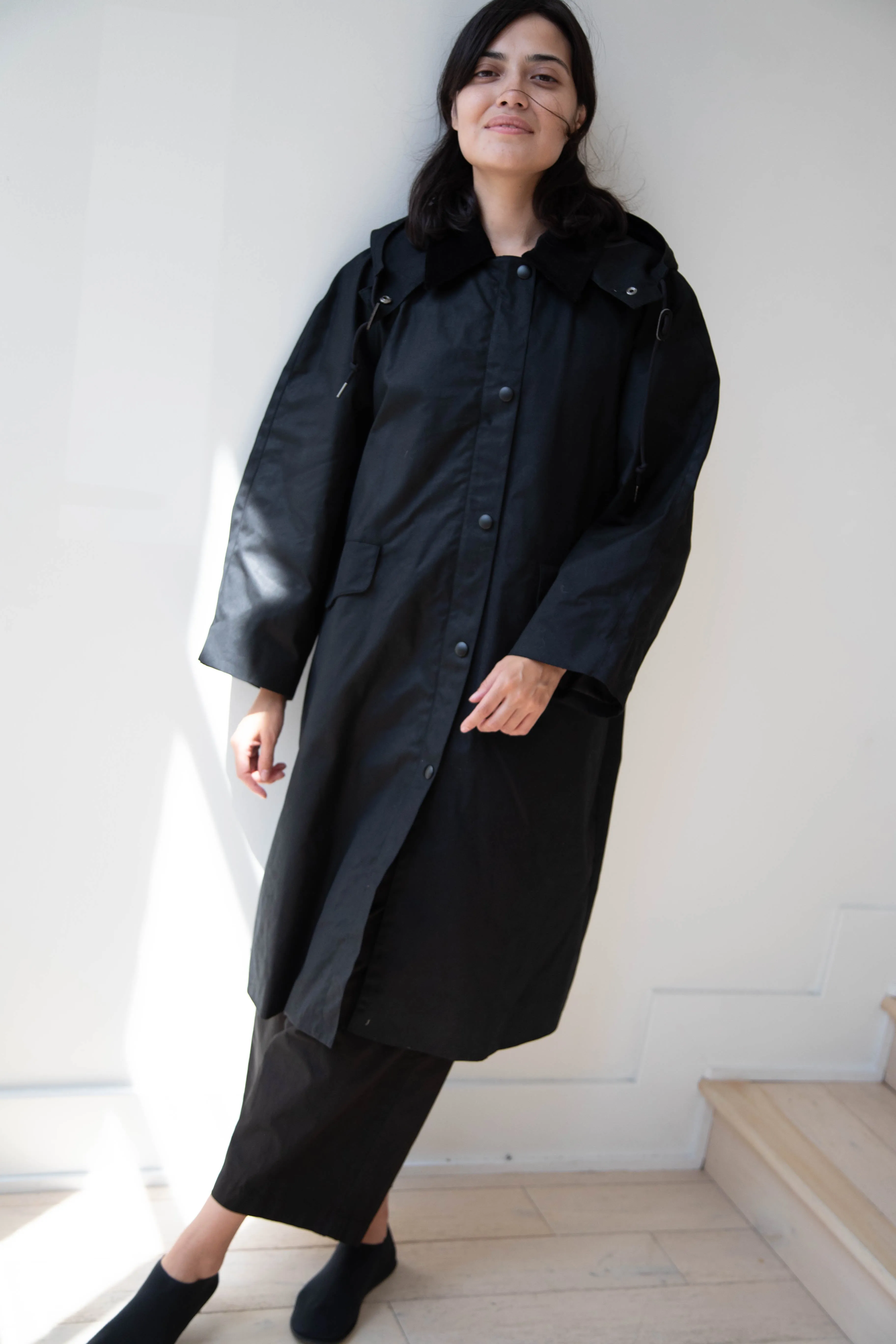 Nothing Written | Waxed Cotton Hooded Trench