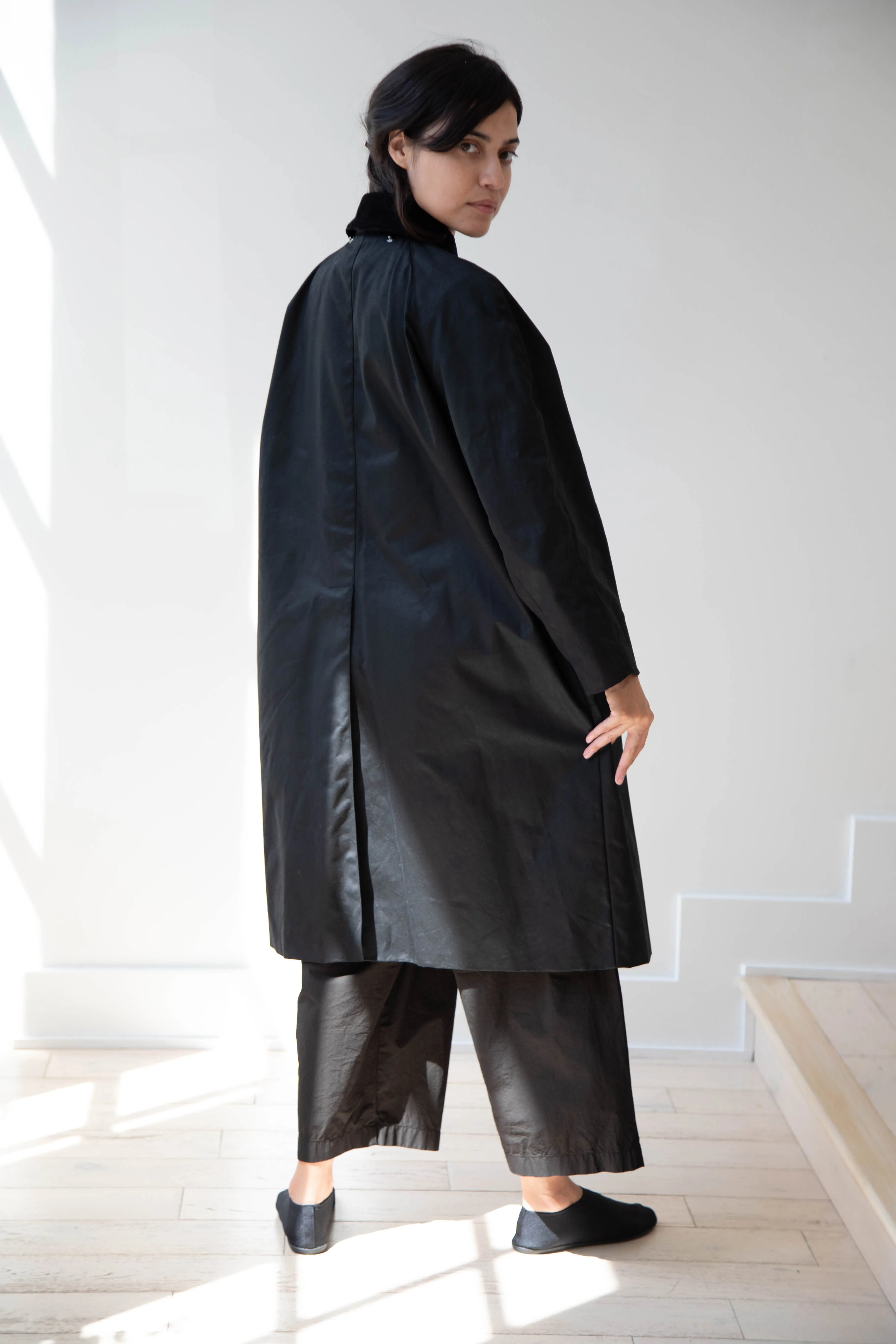 Nothing Written | Waxed Cotton Hooded Trench
