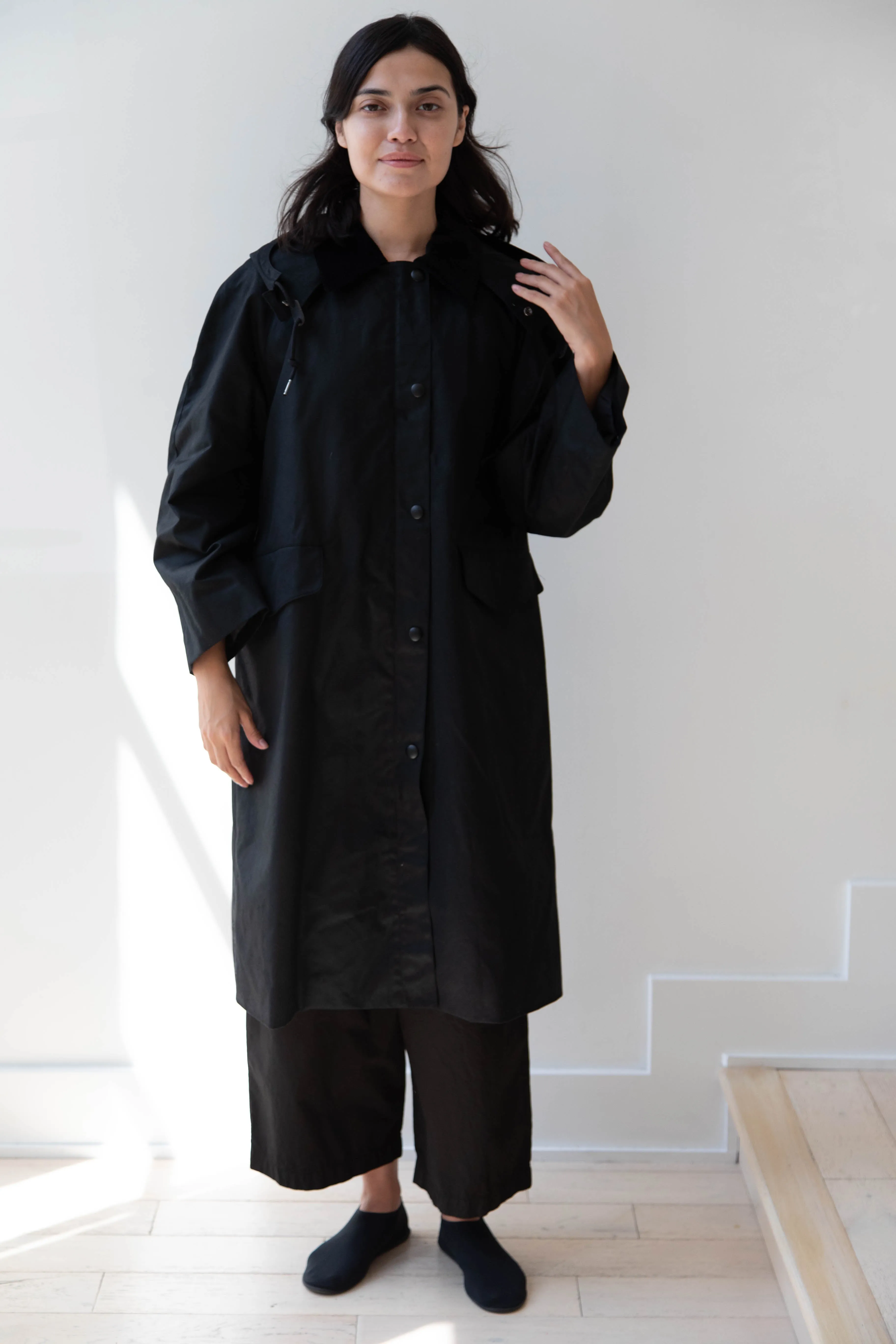 Nothing Written | Waxed Cotton Hooded Trench