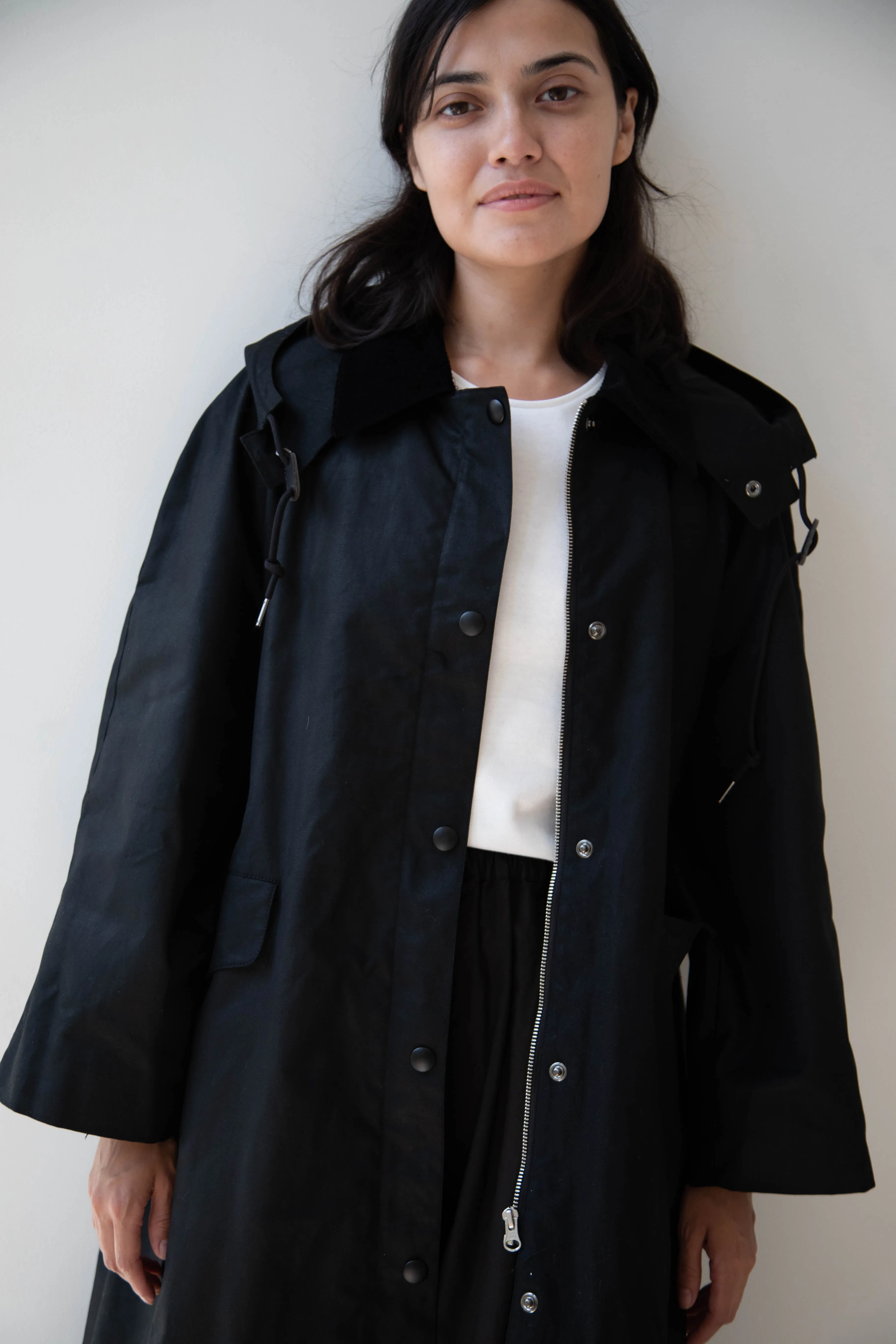 Nothing Written | Waxed Cotton Hooded Trench