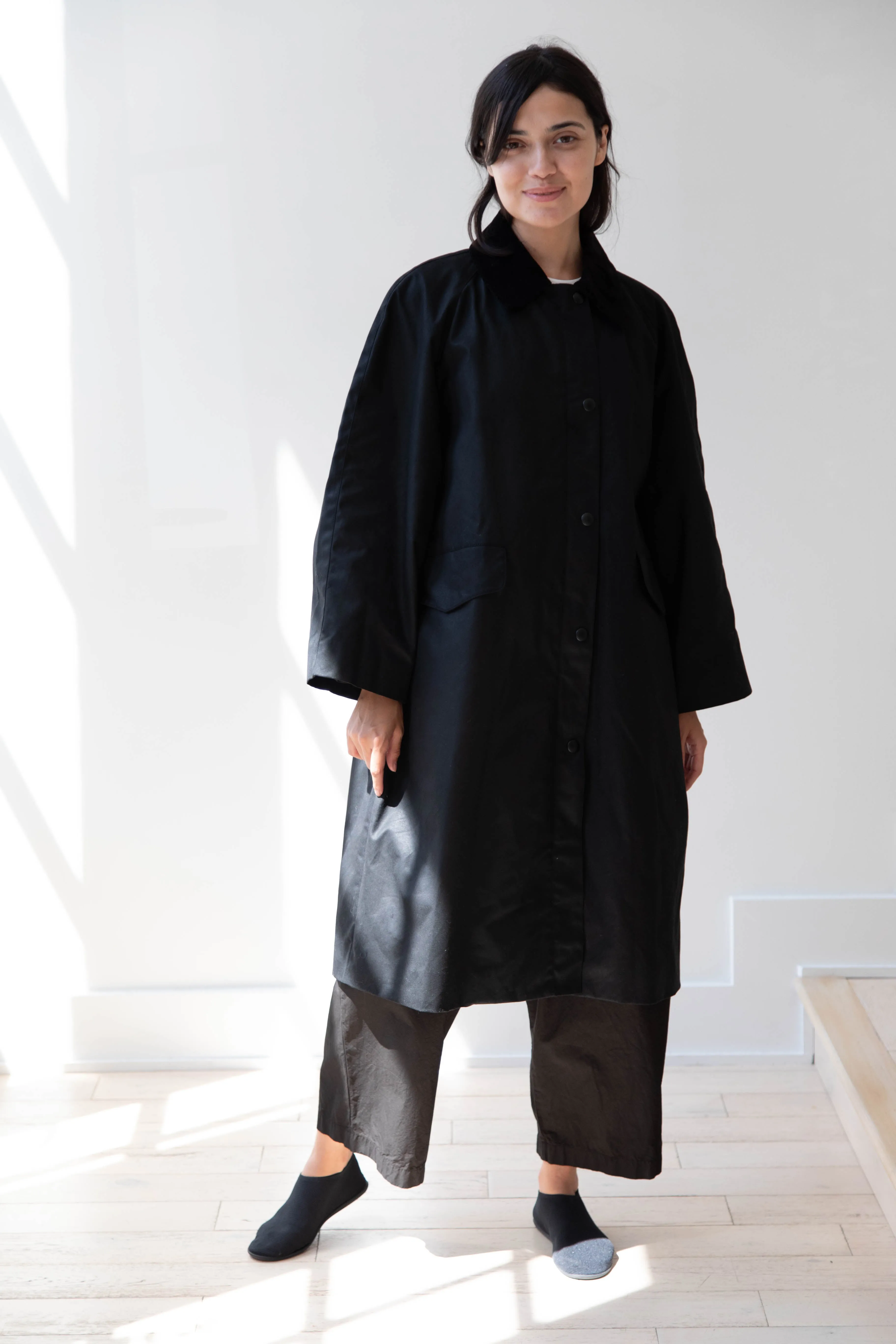Nothing Written | Waxed Cotton Hooded Trench