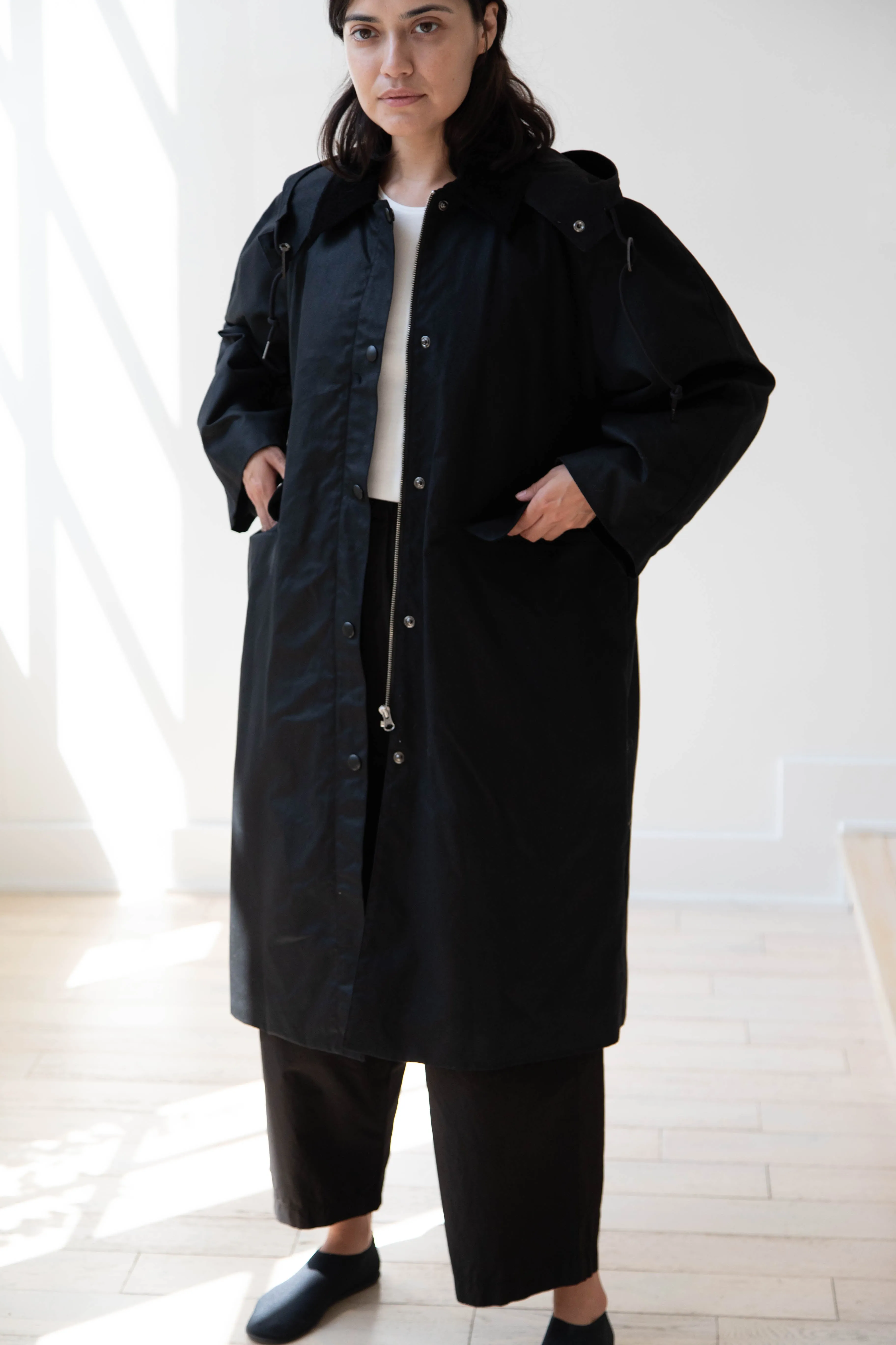 Nothing Written | Waxed Cotton Hooded Trench