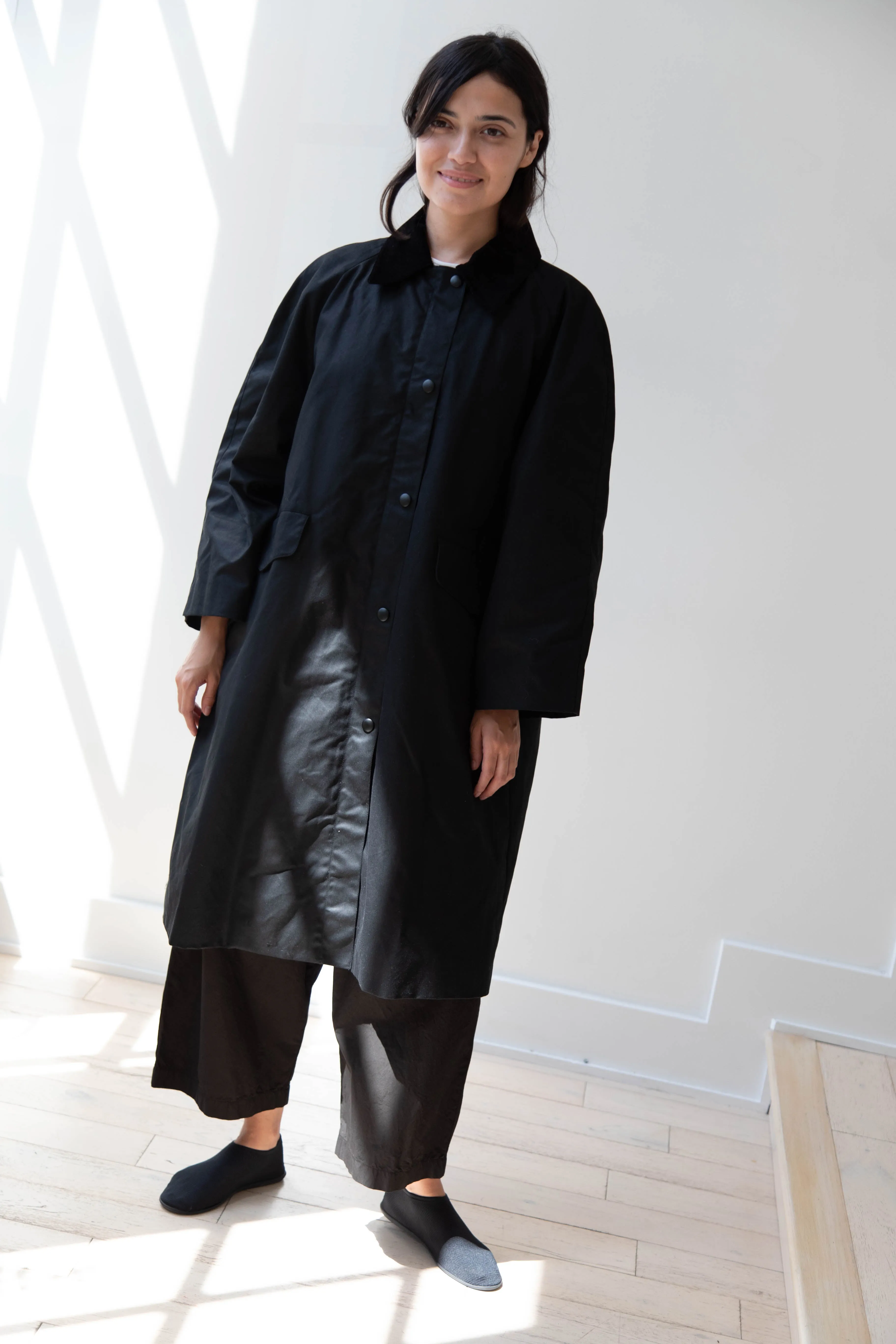 Nothing Written | Waxed Cotton Hooded Trench