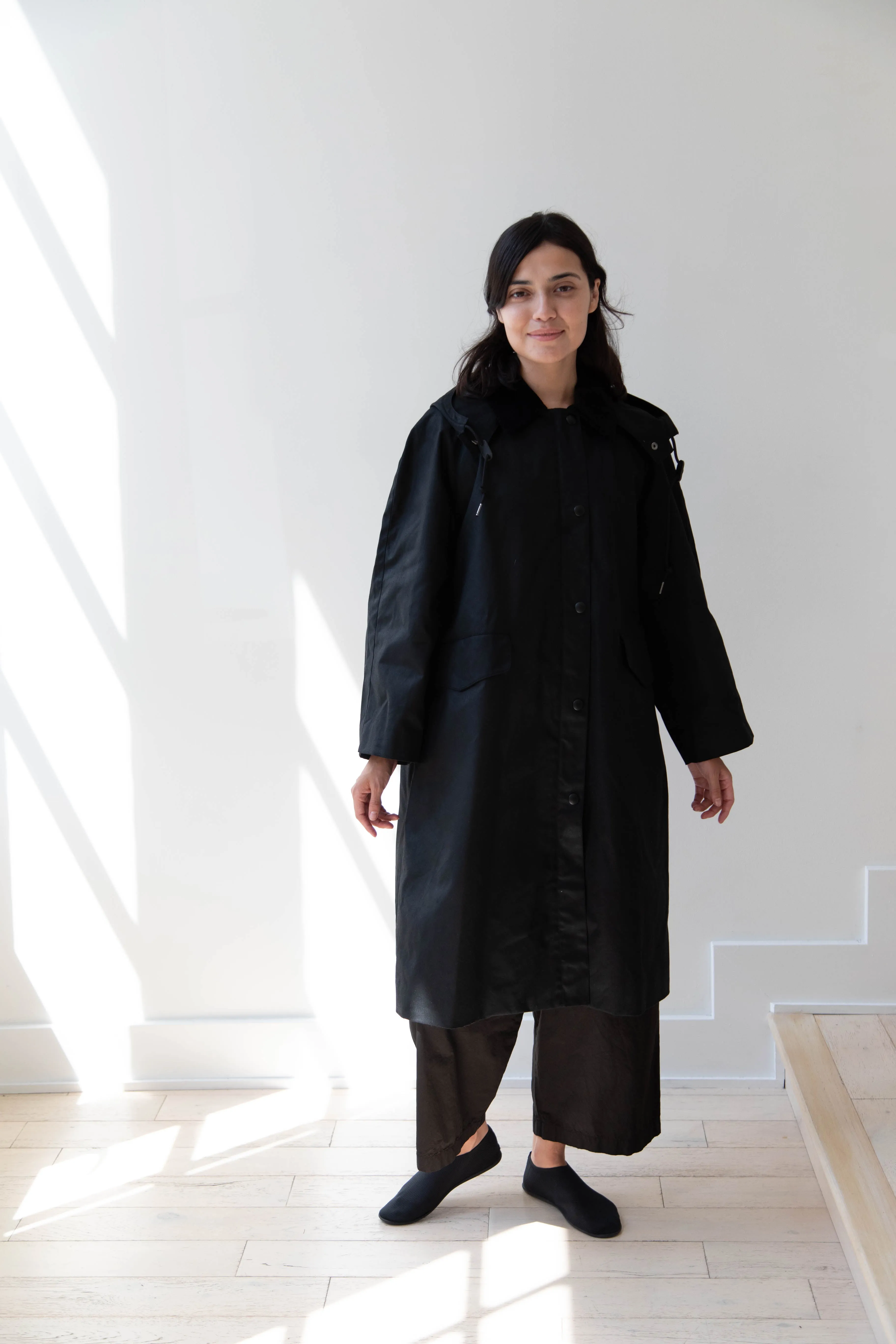 Nothing Written | Waxed Cotton Hooded Trench