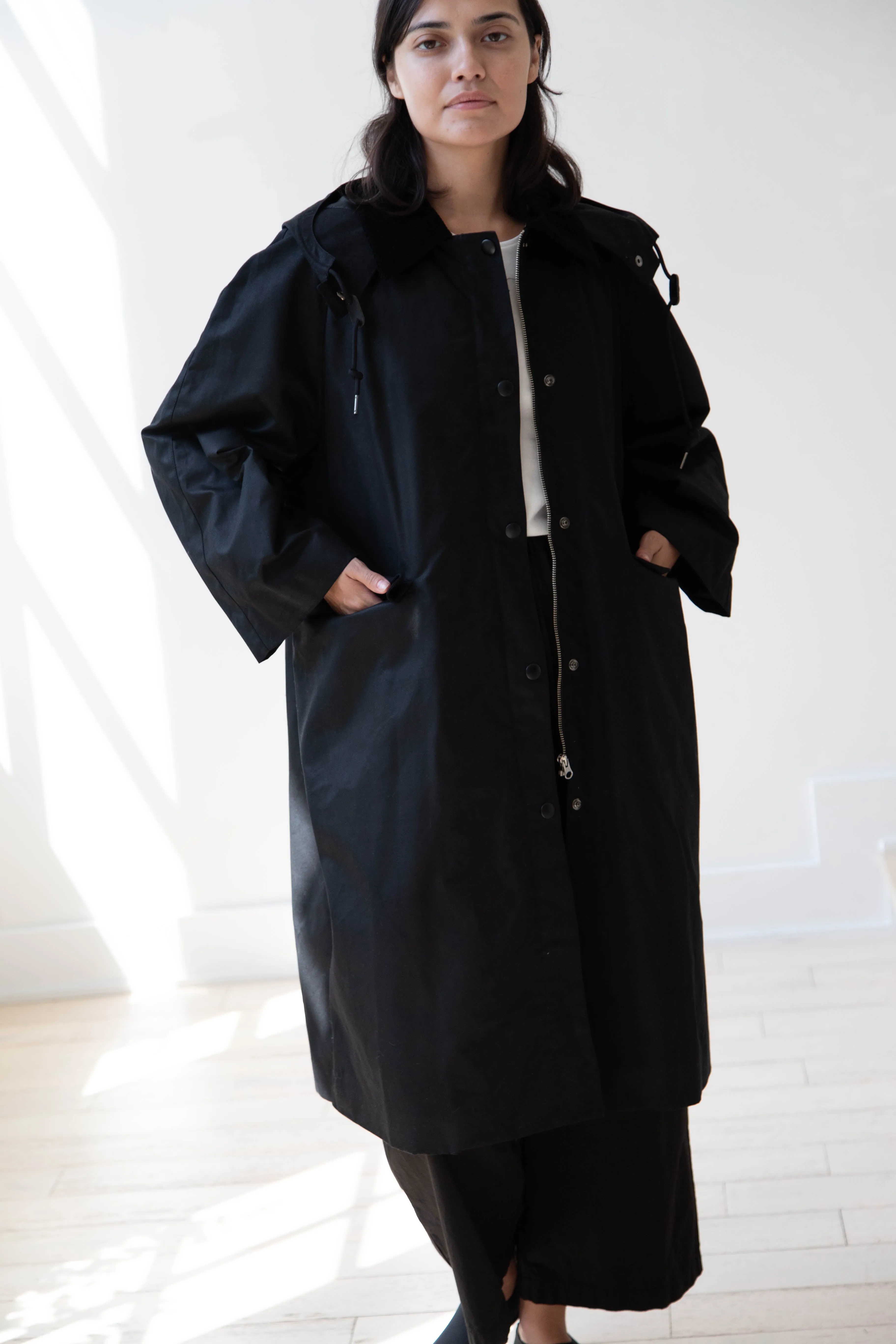 Nothing Written | Waxed Cotton Hooded Trench