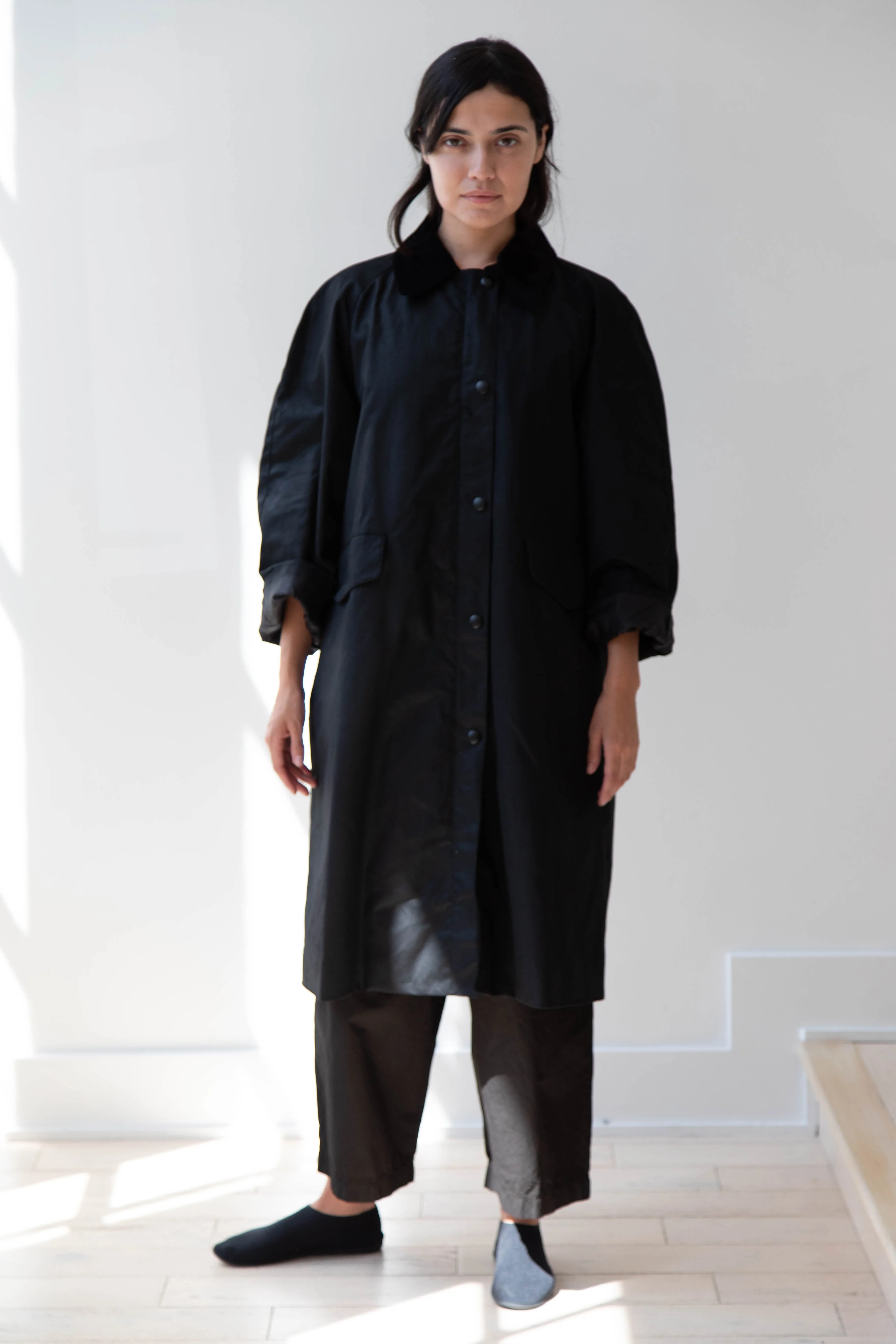 Nothing Written | Waxed Cotton Hooded Trench