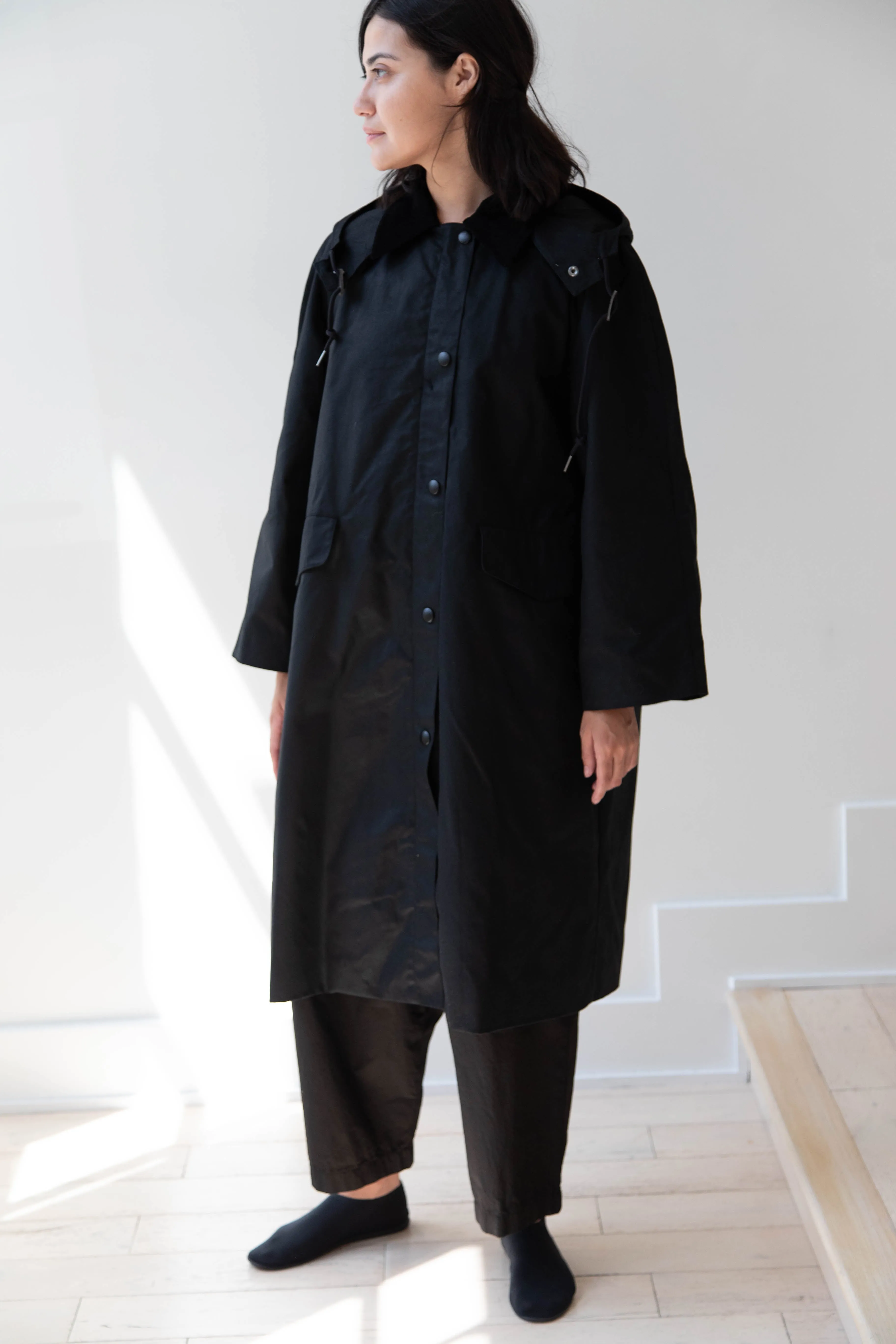 Nothing Written | Waxed Cotton Hooded Trench