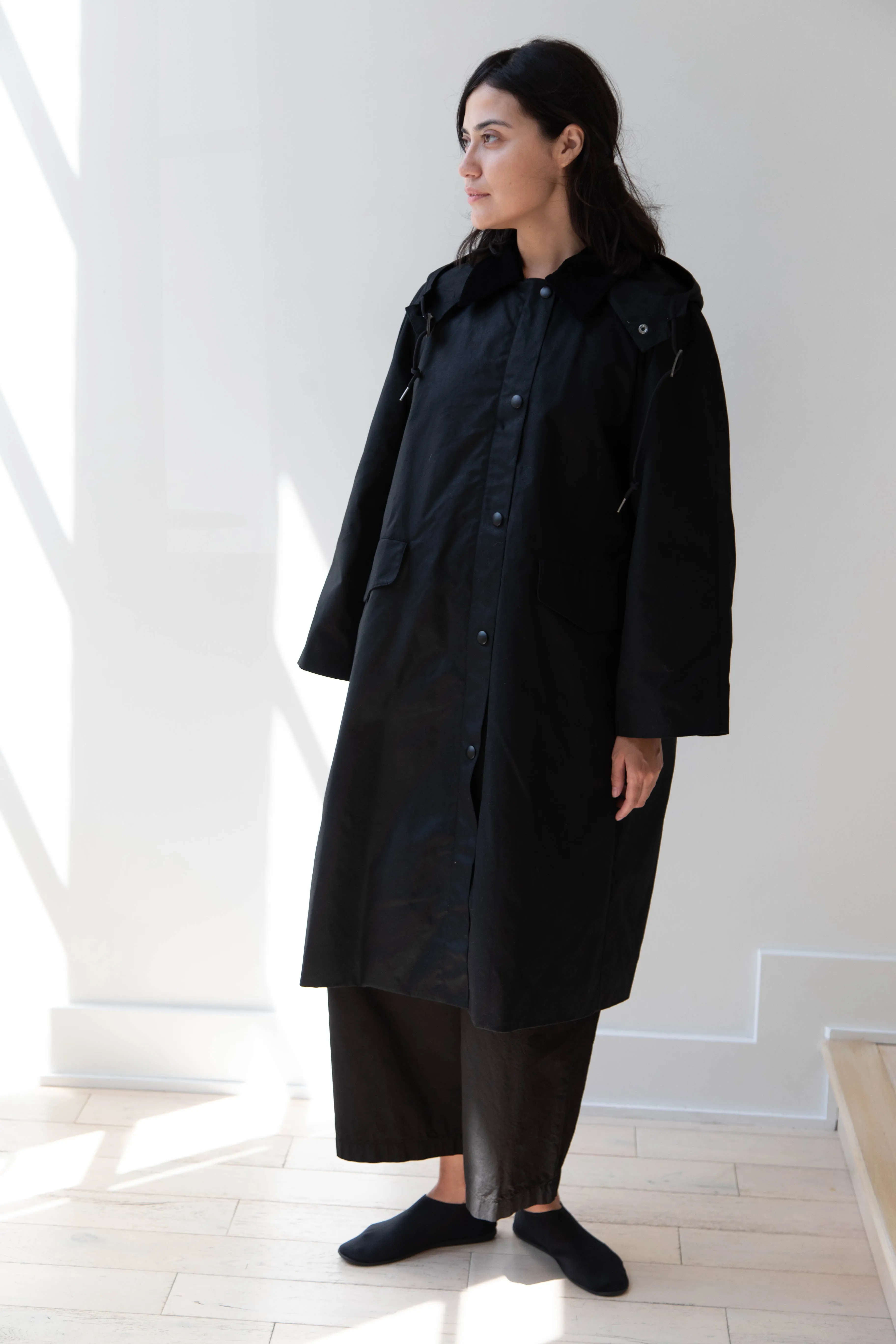 Nothing Written | Waxed Cotton Hooded Trench