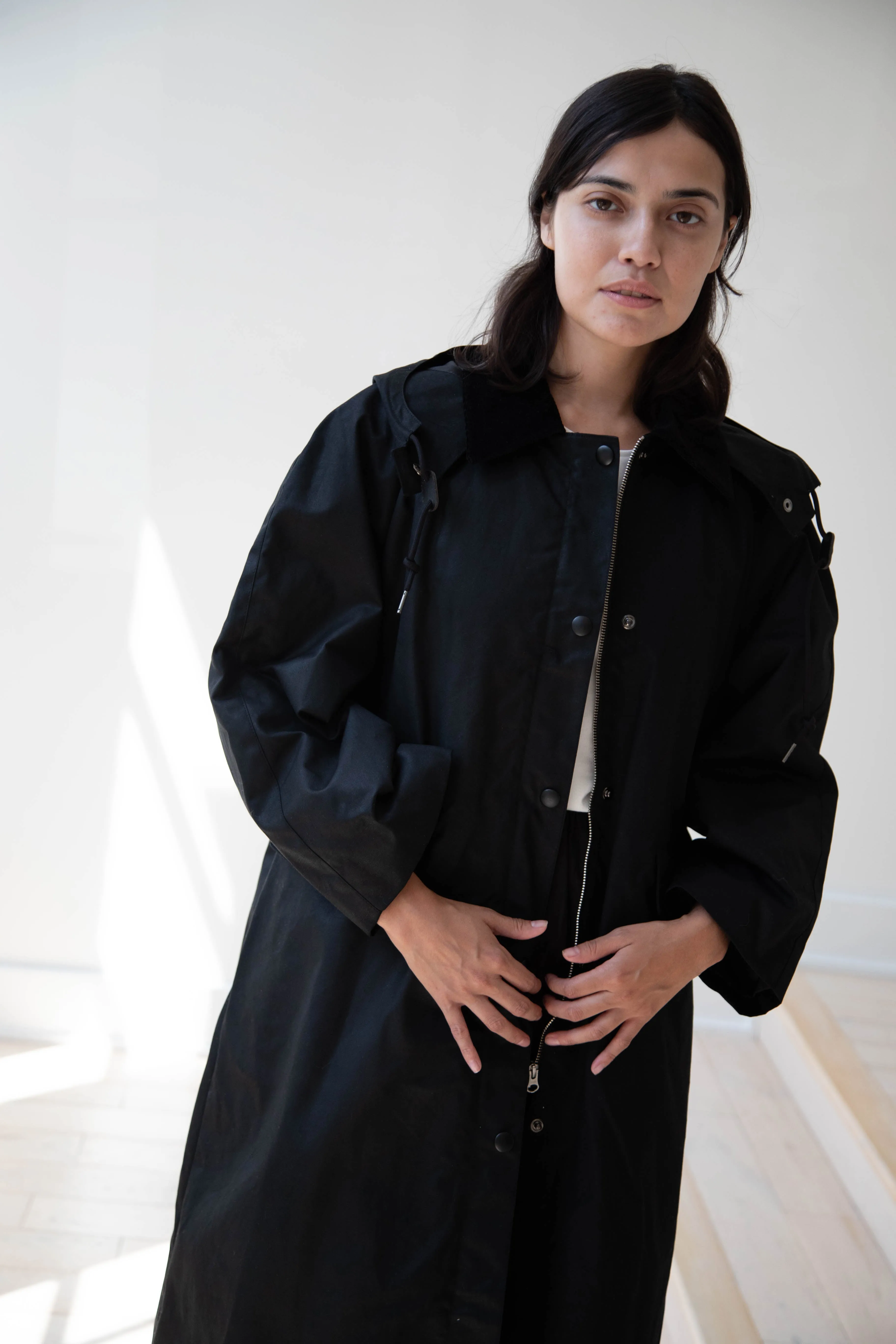 Nothing Written | Waxed Cotton Hooded Trench