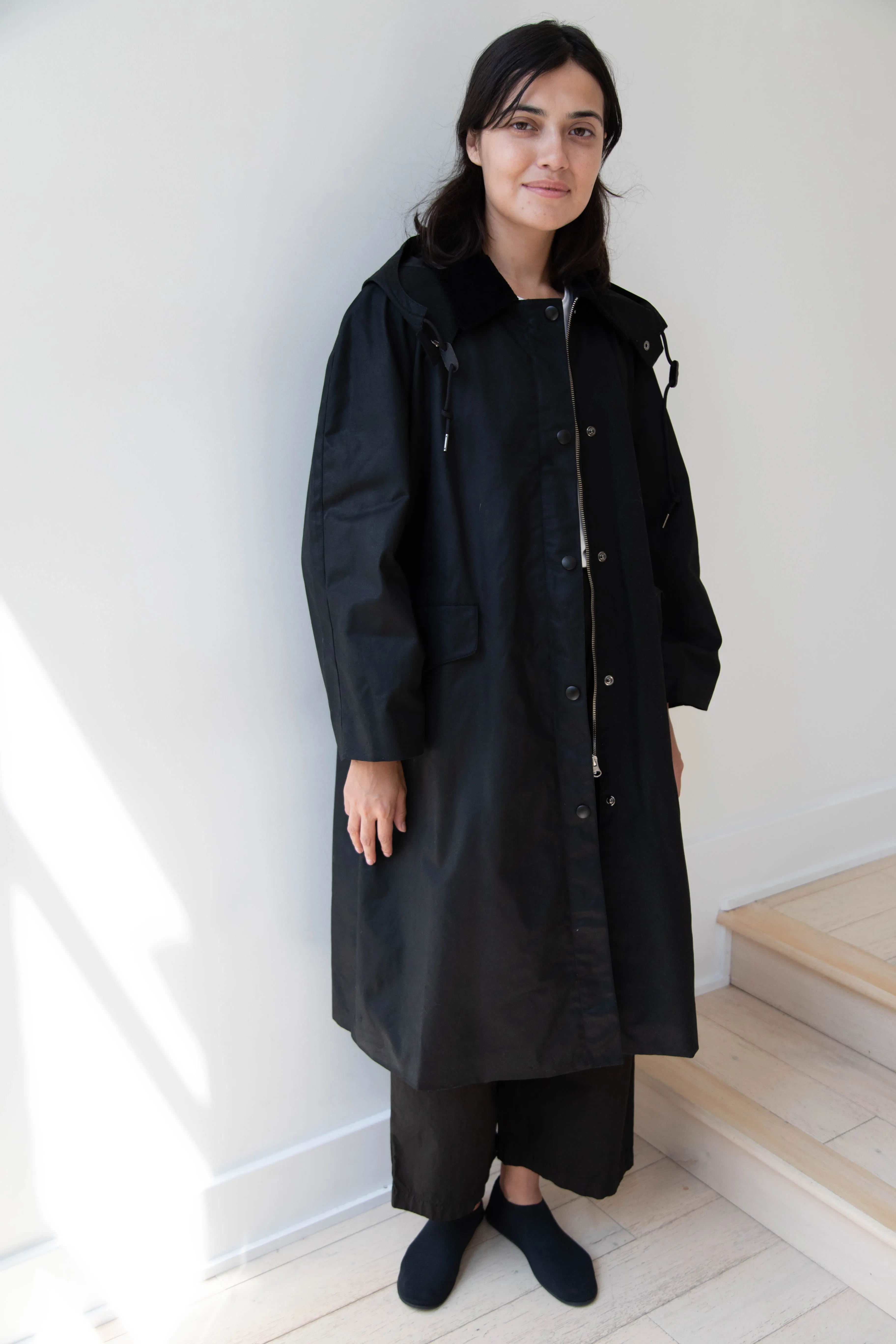 Nothing Written | Waxed Cotton Hooded Trench