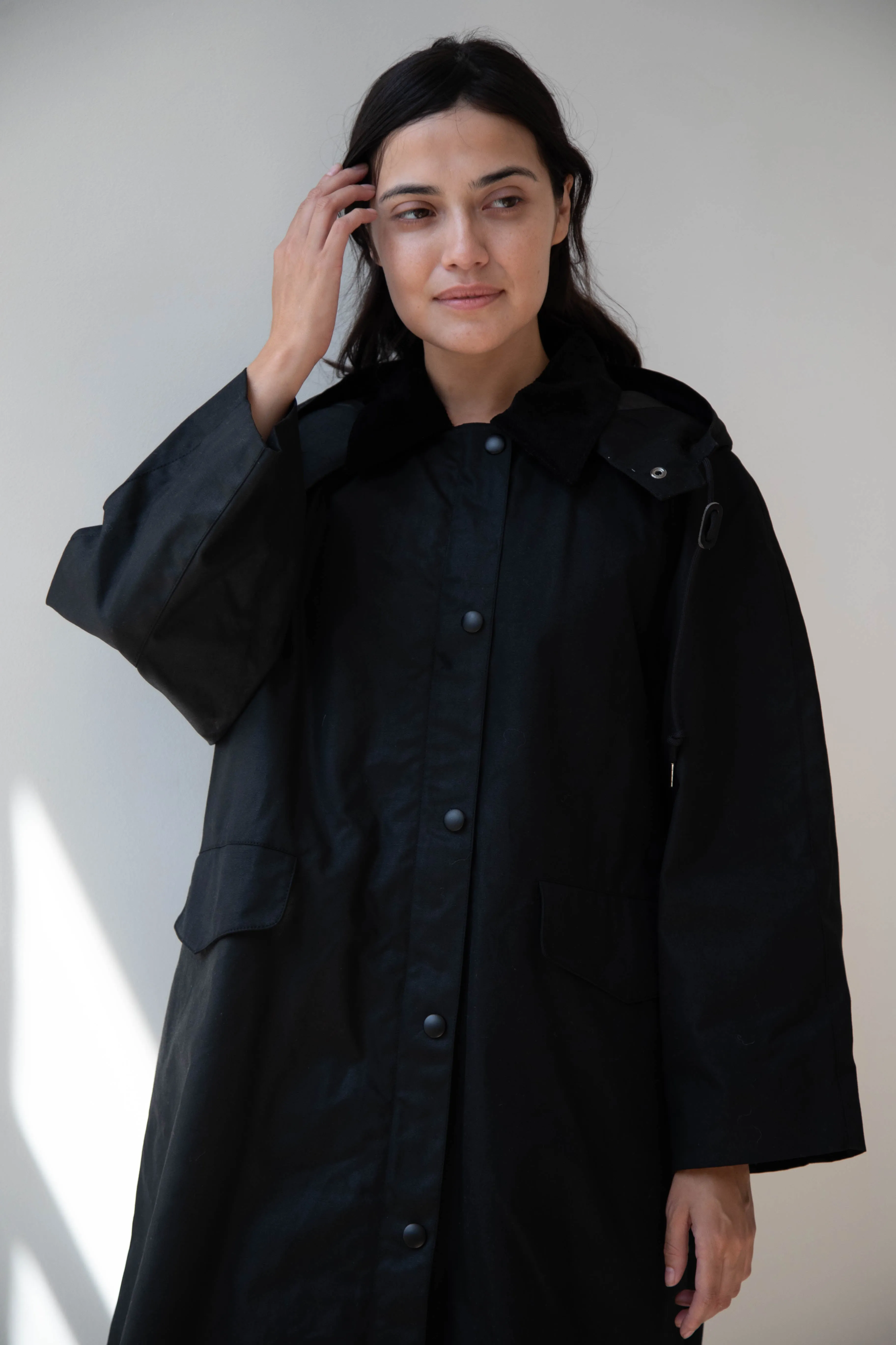 Nothing Written | Waxed Cotton Hooded Trench