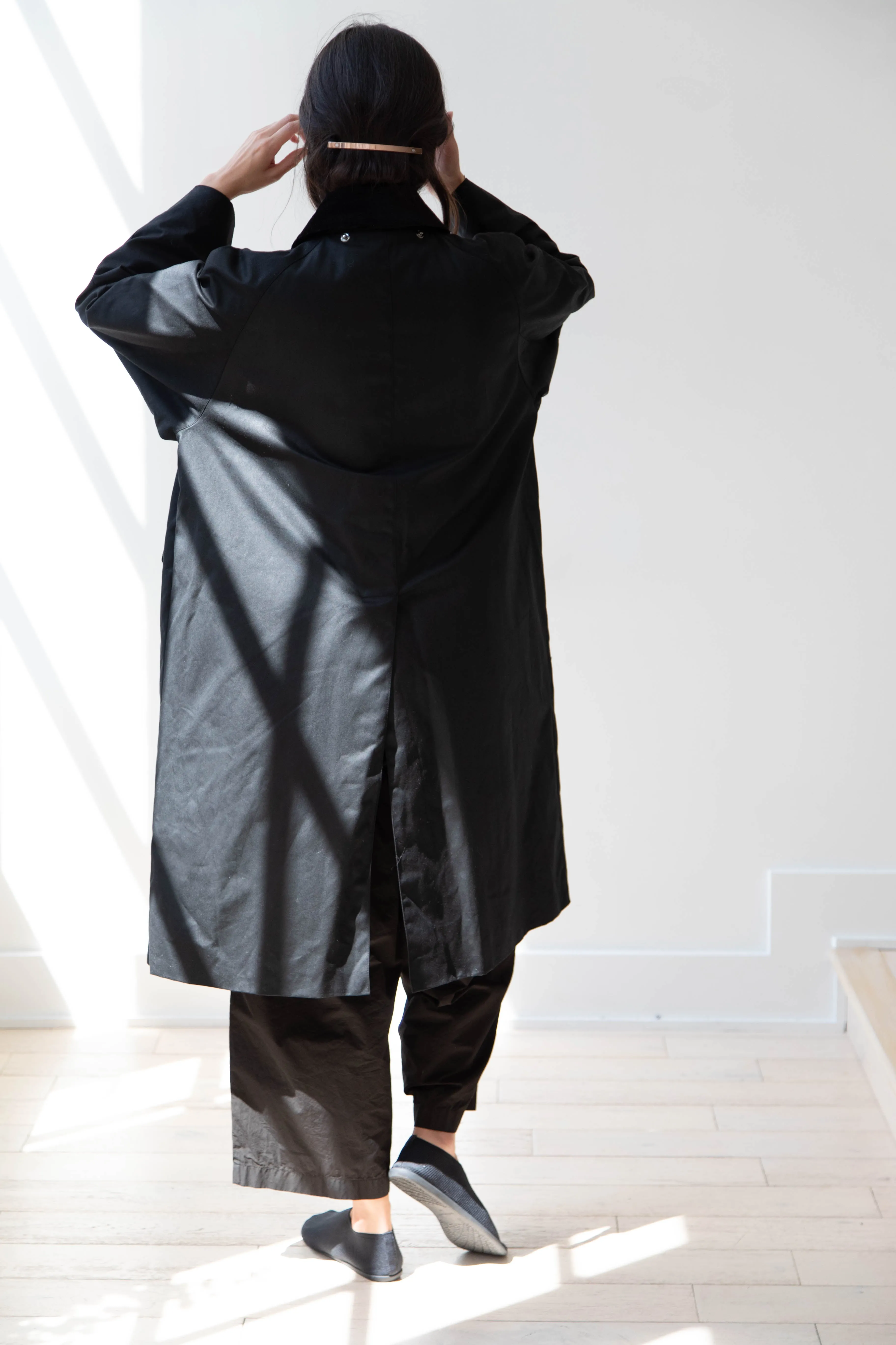 Nothing Written | Waxed Cotton Hooded Trench
