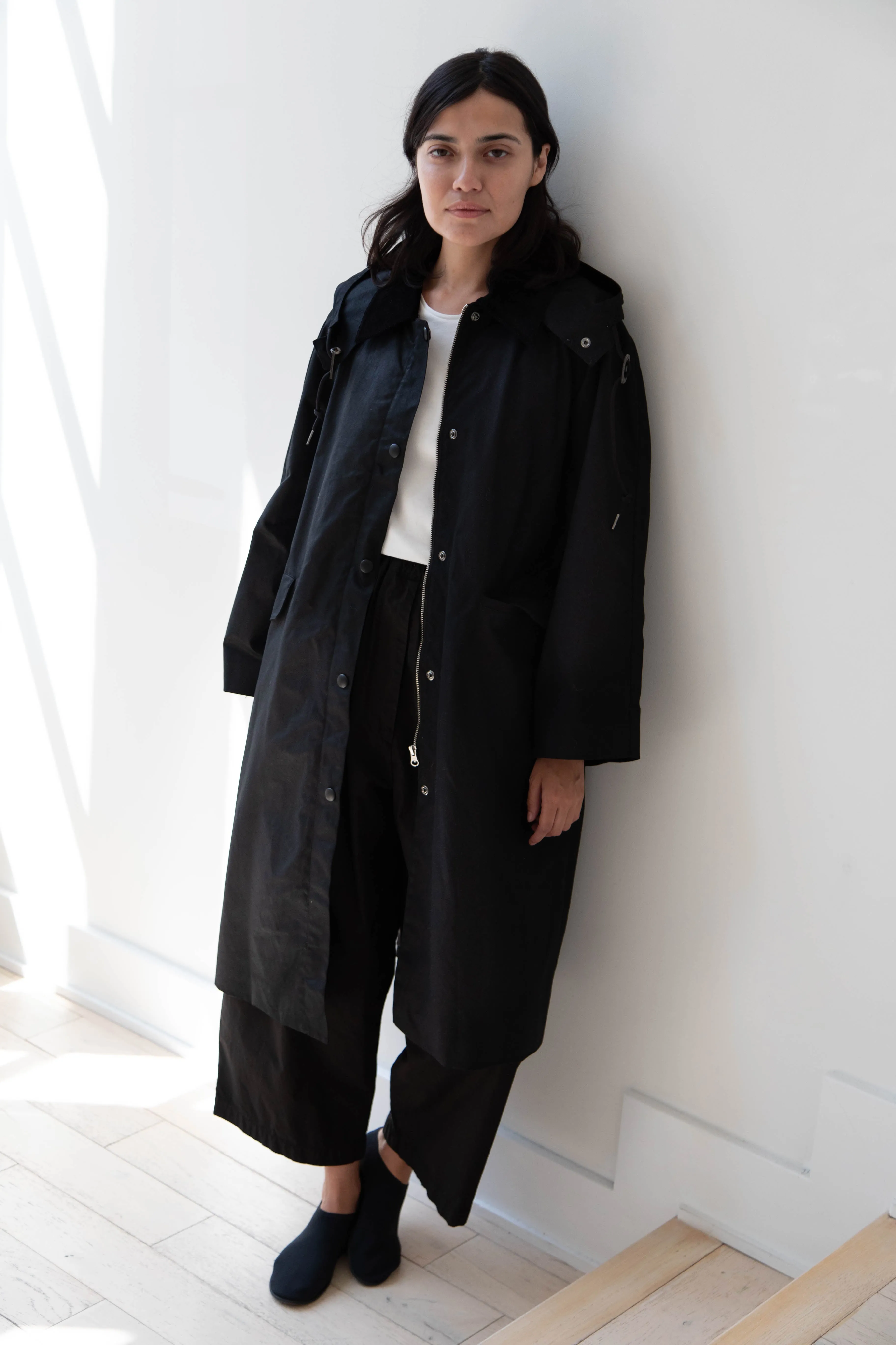 Nothing Written | Waxed Cotton Hooded Trench
