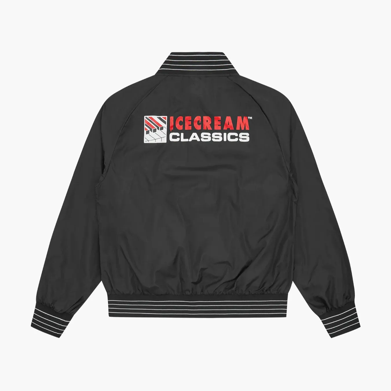 Nylon Bomber Jacket Black