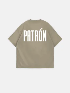 Oversize Patron T-Shirt - Beige