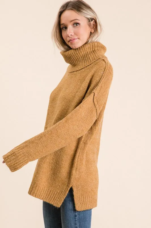 Oversized Turleneck Sweater S-3XL