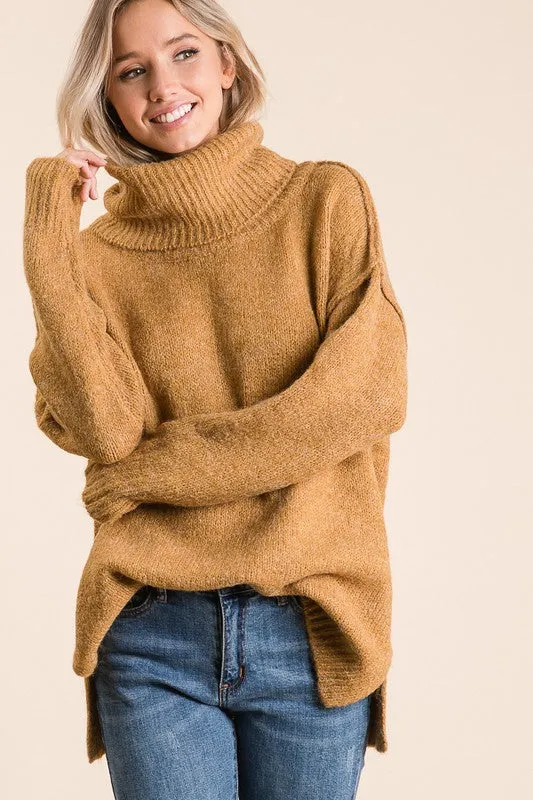 Oversized Turleneck Sweater S-3XL
