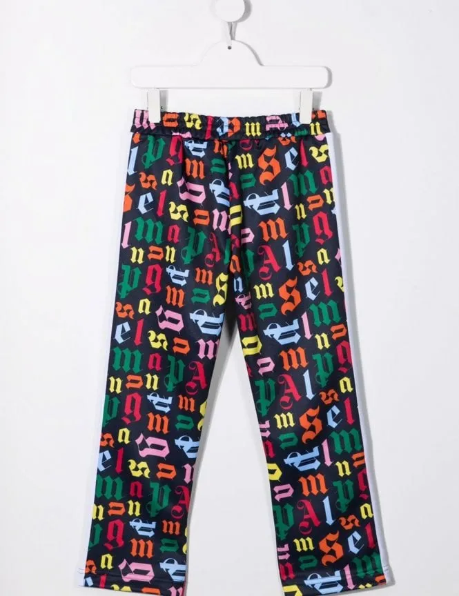 PALM ANGELS  Multicolour Letter Patterned Joggers