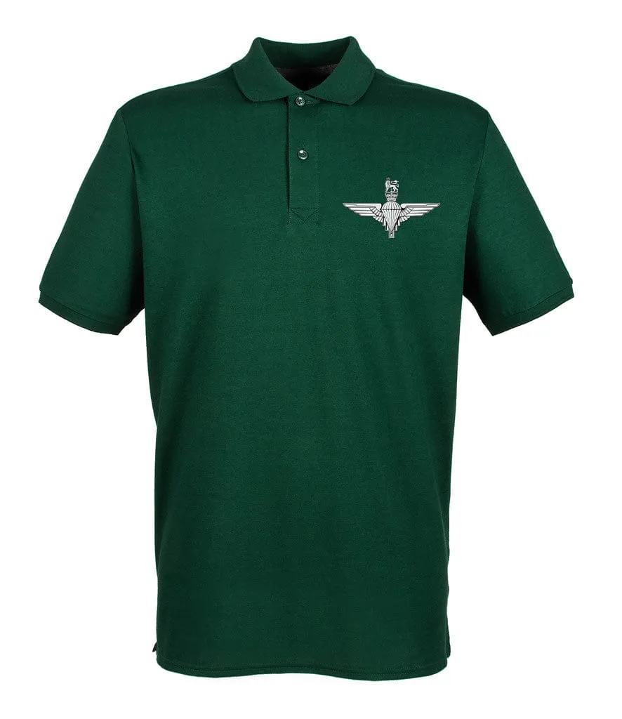 Parachute Regiment Embroidered Pique Polo Shirt