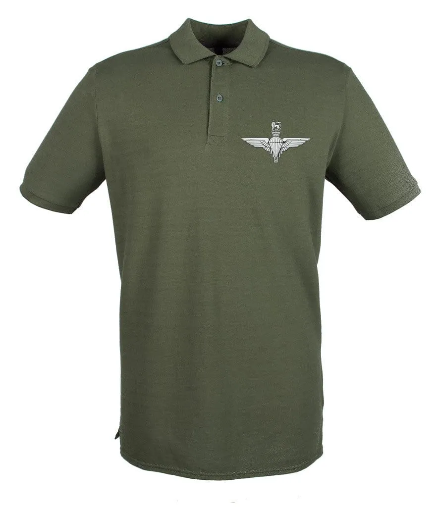 Parachute Regiment Embroidered Pique Polo Shirt