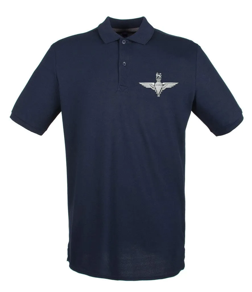Parachute Regiment Embroidered Pique Polo Shirt