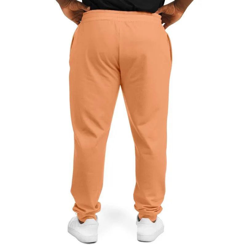 Pastel Orange Joggers | Unisex | with PLUS sizes | Bright Pastel Orange | C0M45Y60K0