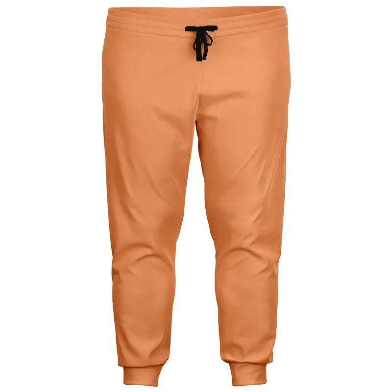 Pastel Orange Joggers | Unisex | with PLUS sizes | Bright Pastel Orange | C0M45Y60K0