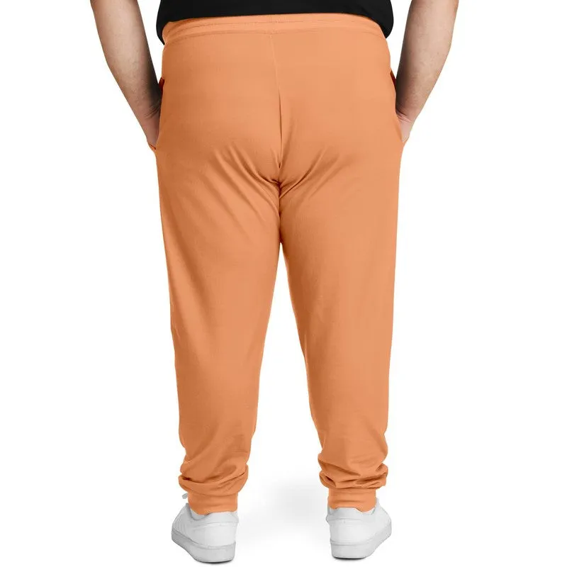 Pastel Orange Joggers | Unisex | with PLUS sizes | Bright Pastel Orange | C0M45Y60K0