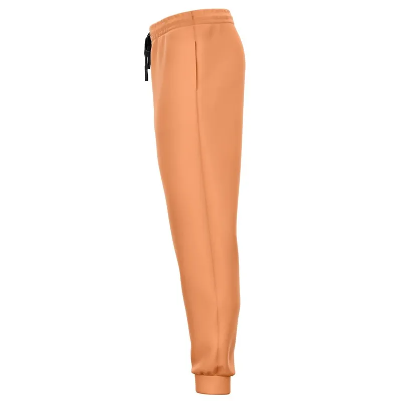 Pastel Orange Joggers | Unisex | with PLUS sizes | Bright Pastel Orange | C0M45Y60K0