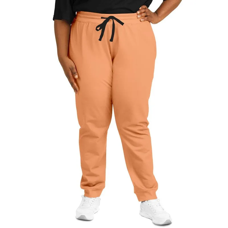 Pastel Orange Joggers | Unisex | with PLUS sizes | Bright Pastel Orange | C0M45Y60K0
