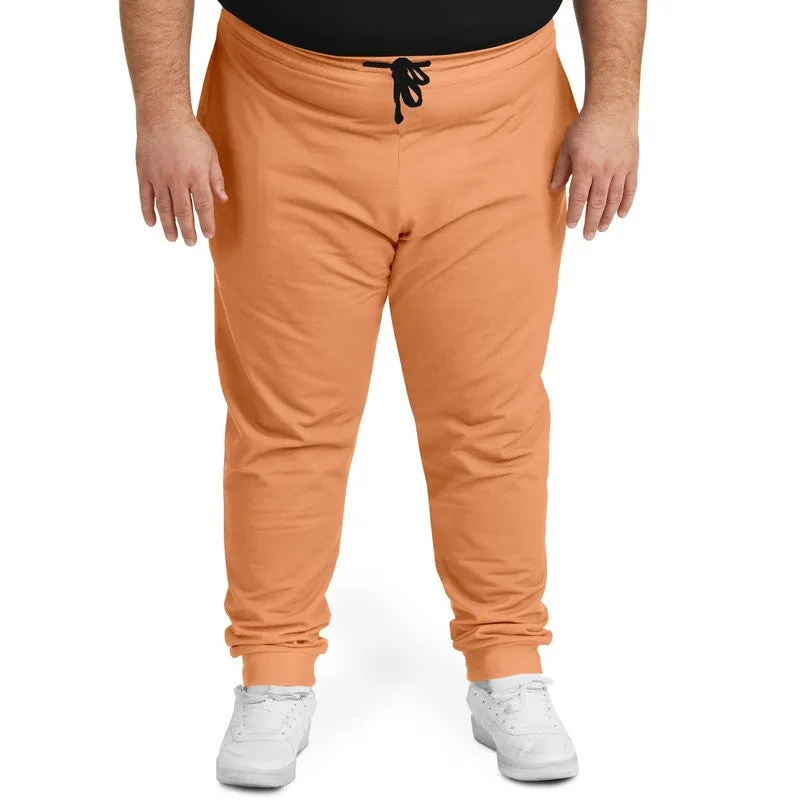 Pastel Orange Joggers | Unisex | with PLUS sizes | Bright Pastel Orange | C0M45Y60K0