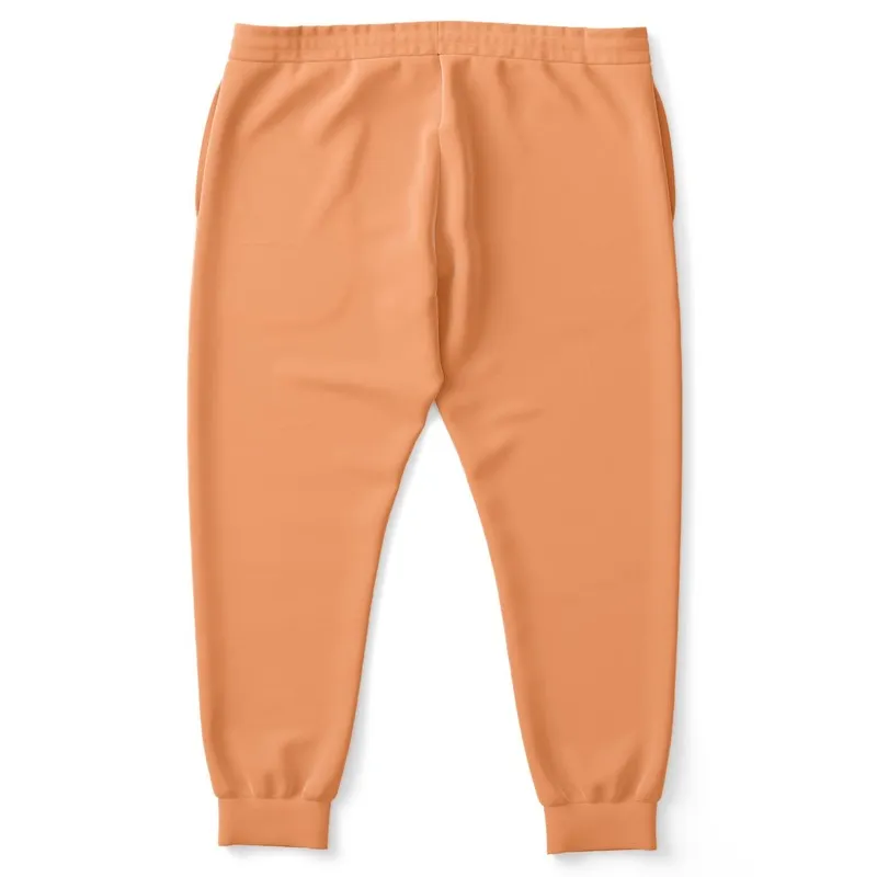 Pastel Orange Joggers | Unisex | with PLUS sizes | Bright Pastel Orange | C0M45Y60K0