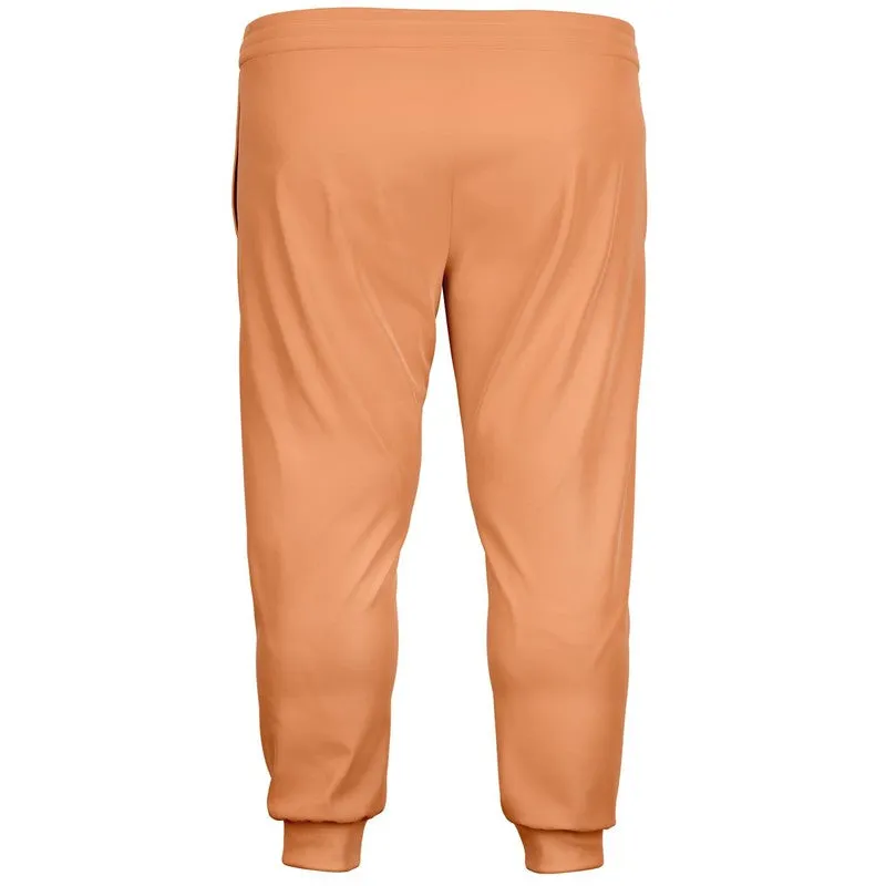 Pastel Orange Joggers | Unisex | with PLUS sizes | Bright Pastel Orange | C0M45Y60K0