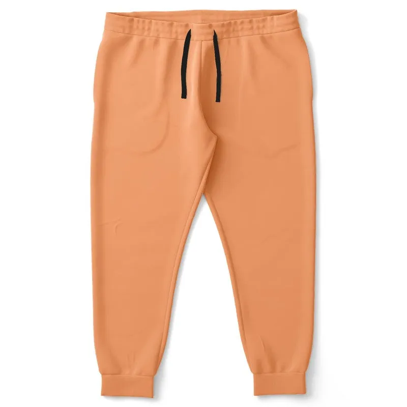 Pastel Orange Joggers | Unisex | with PLUS sizes | Bright Pastel Orange | C0M45Y60K0