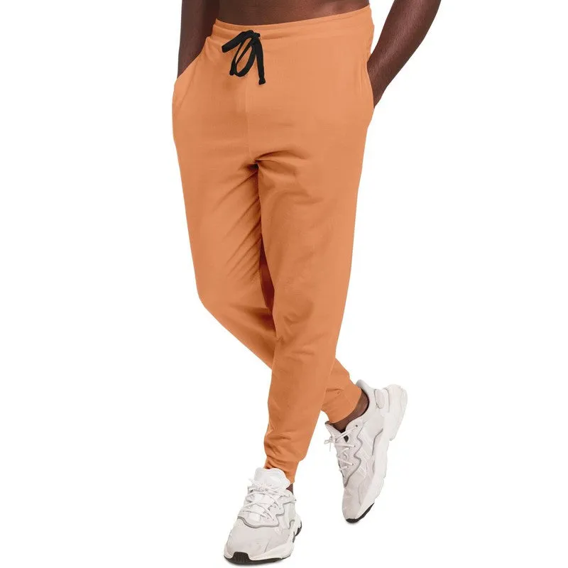 Pastel Orange Joggers | Unisex | with PLUS sizes | Bright Pastel Orange | C0M45Y60K0