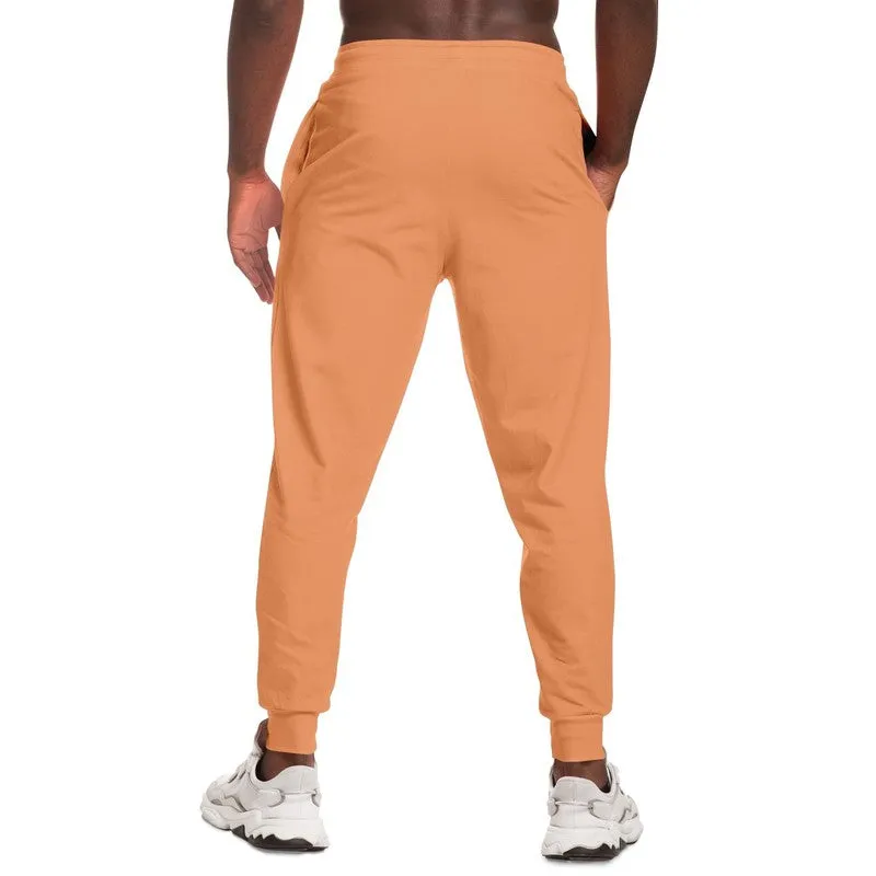 Pastel Orange Joggers | Unisex | with PLUS sizes | Bright Pastel Orange | C0M45Y60K0