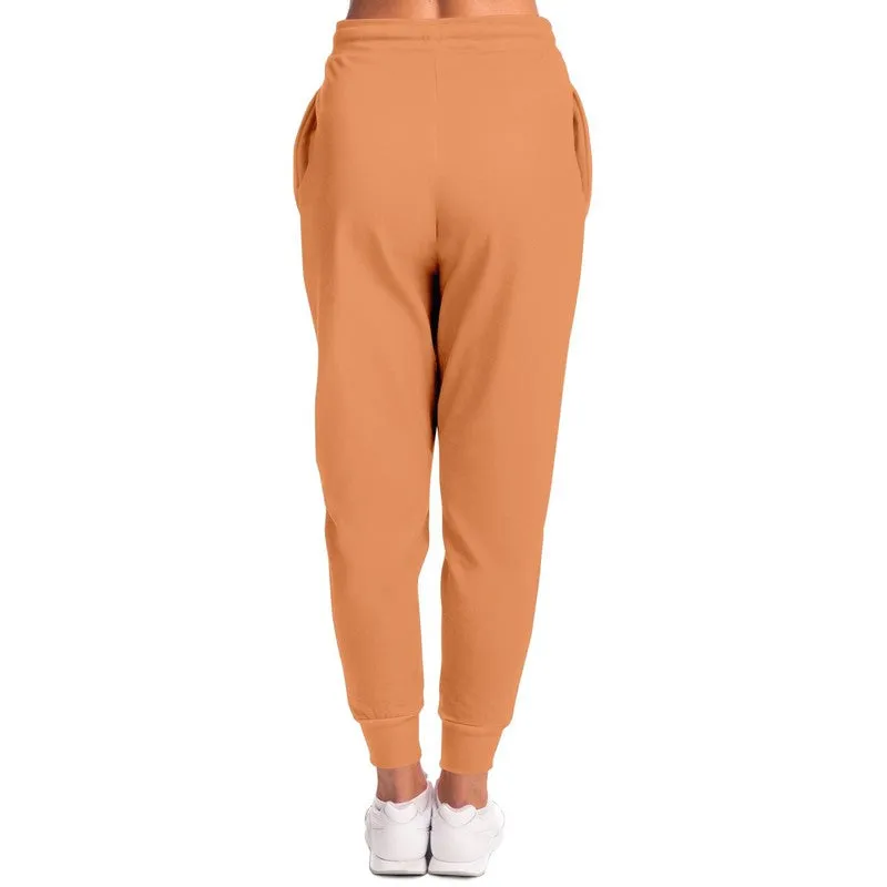 Pastel Orange Joggers | Unisex | with PLUS sizes | Bright Pastel Orange | C0M45Y60K0