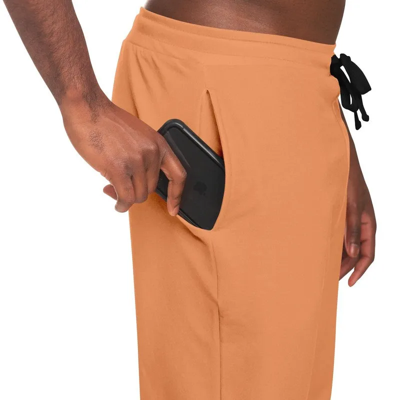 Pastel Orange Joggers | Unisex | with PLUS sizes | Bright Pastel Orange | C0M45Y60K0