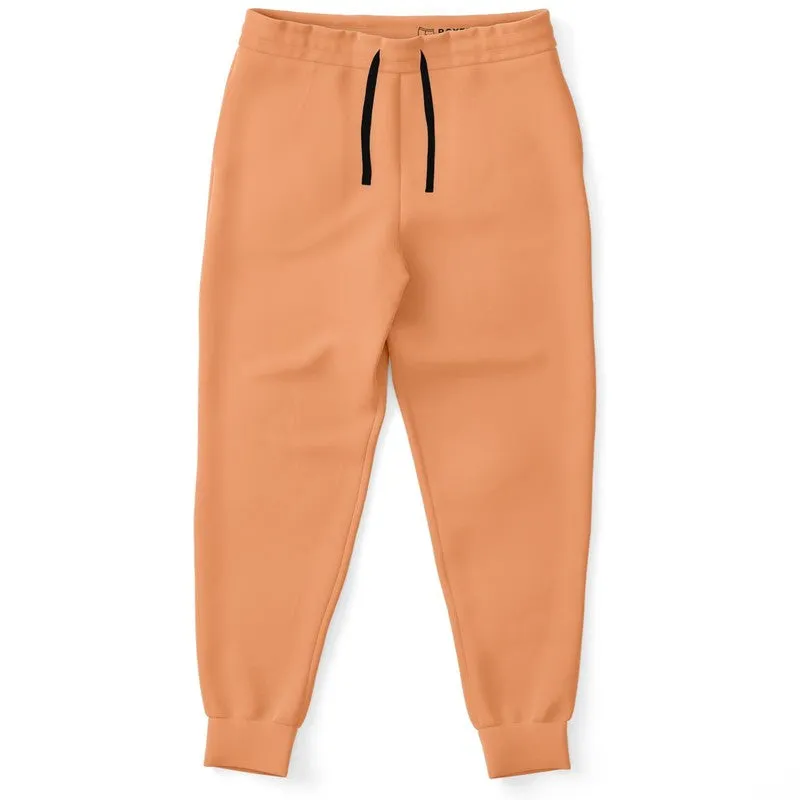 Pastel Orange Joggers | Unisex | with PLUS sizes | Bright Pastel Orange | C0M45Y60K0