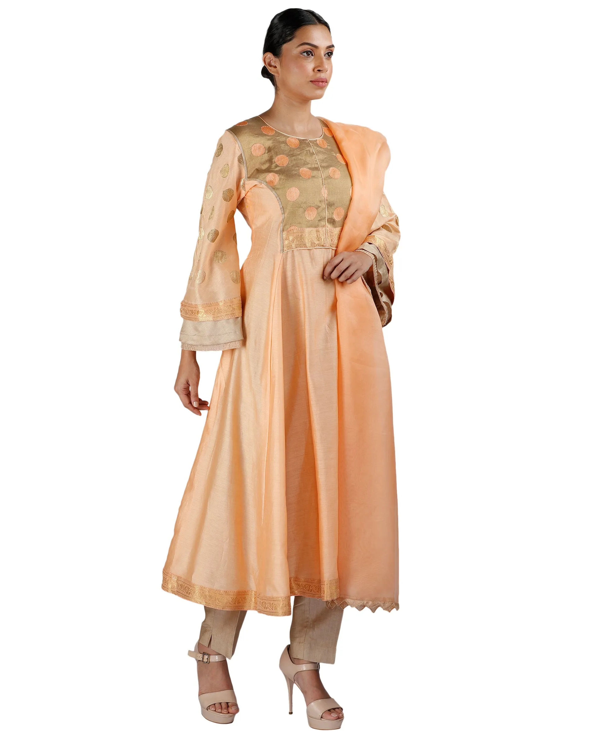 Peach Salwar