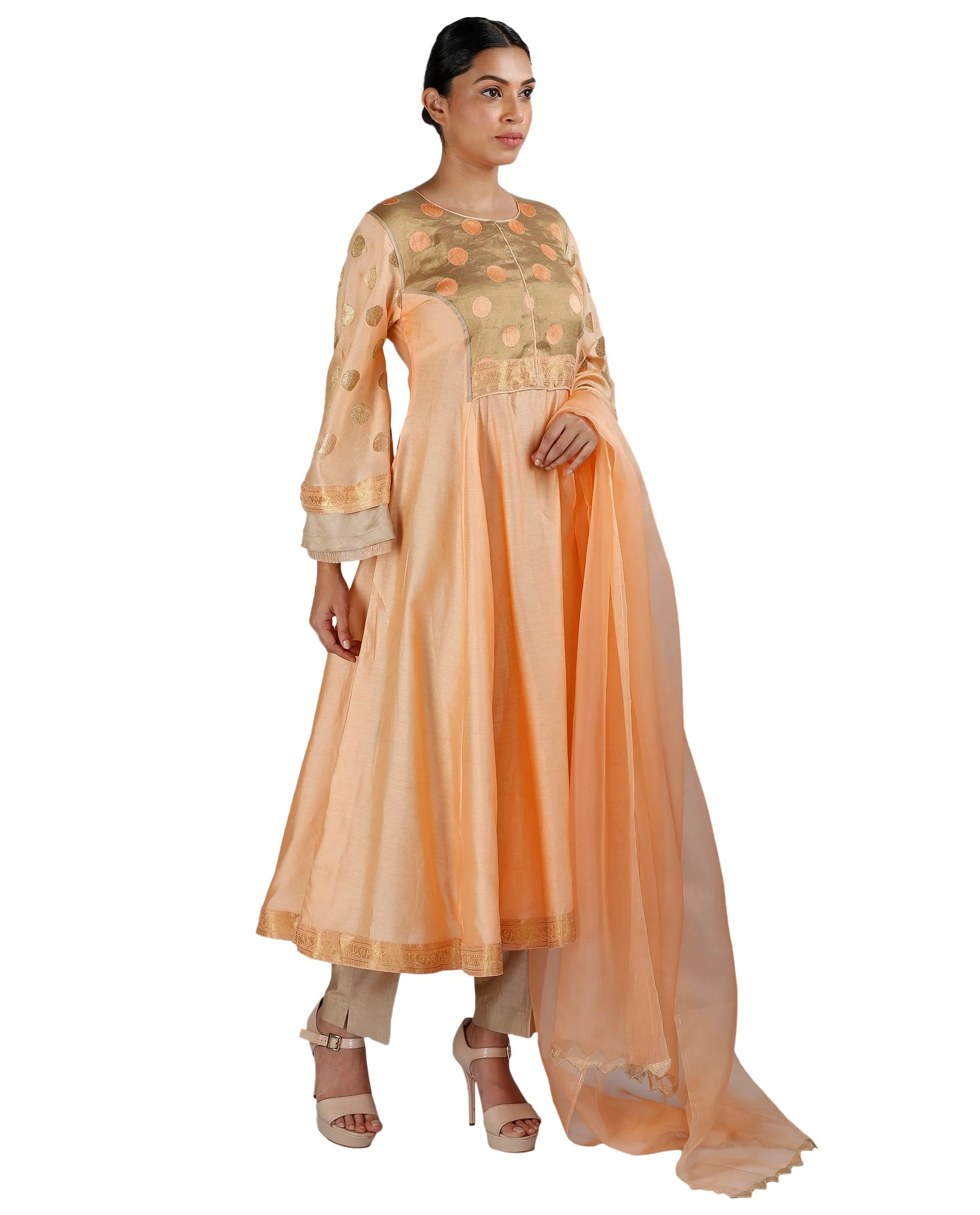 Peach Salwar