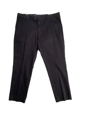 Perry Ellis Portfolio Mens Slim fit Dress Pants 32 / 30 Black Solid Stretch