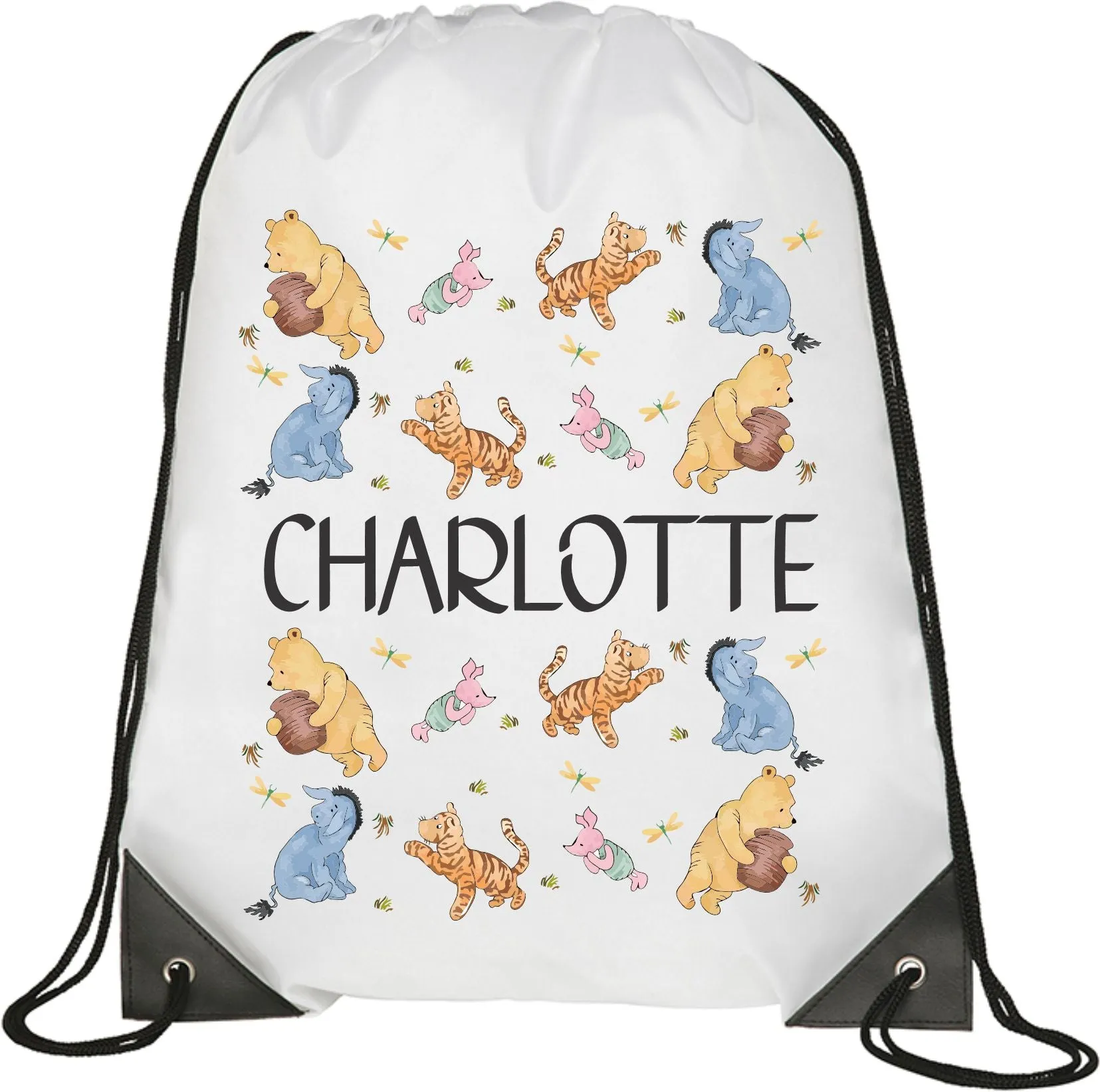 Personalised Winnie the Pooh Pencil Case - Linen Bag, Make up bag, Purse