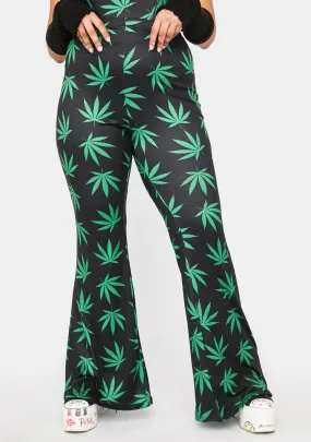 Plus Grazing In The Grass Flare Pants